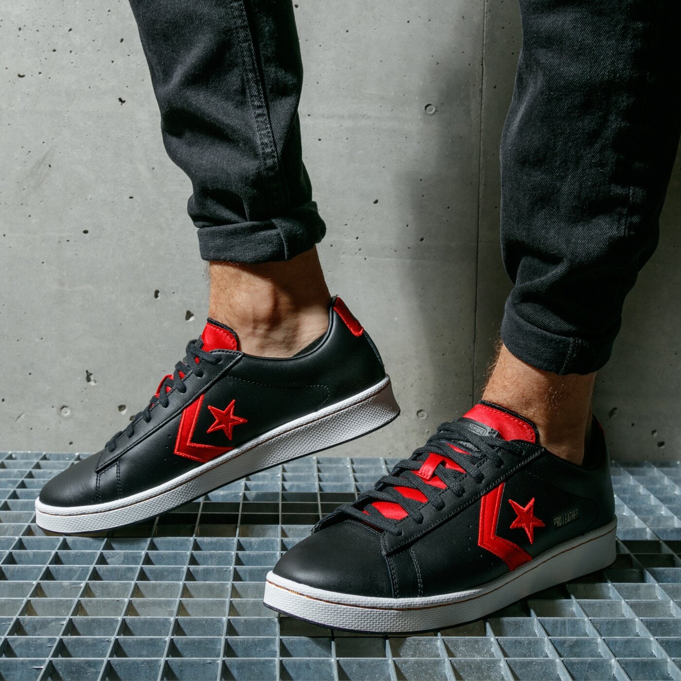 converse pro leather size