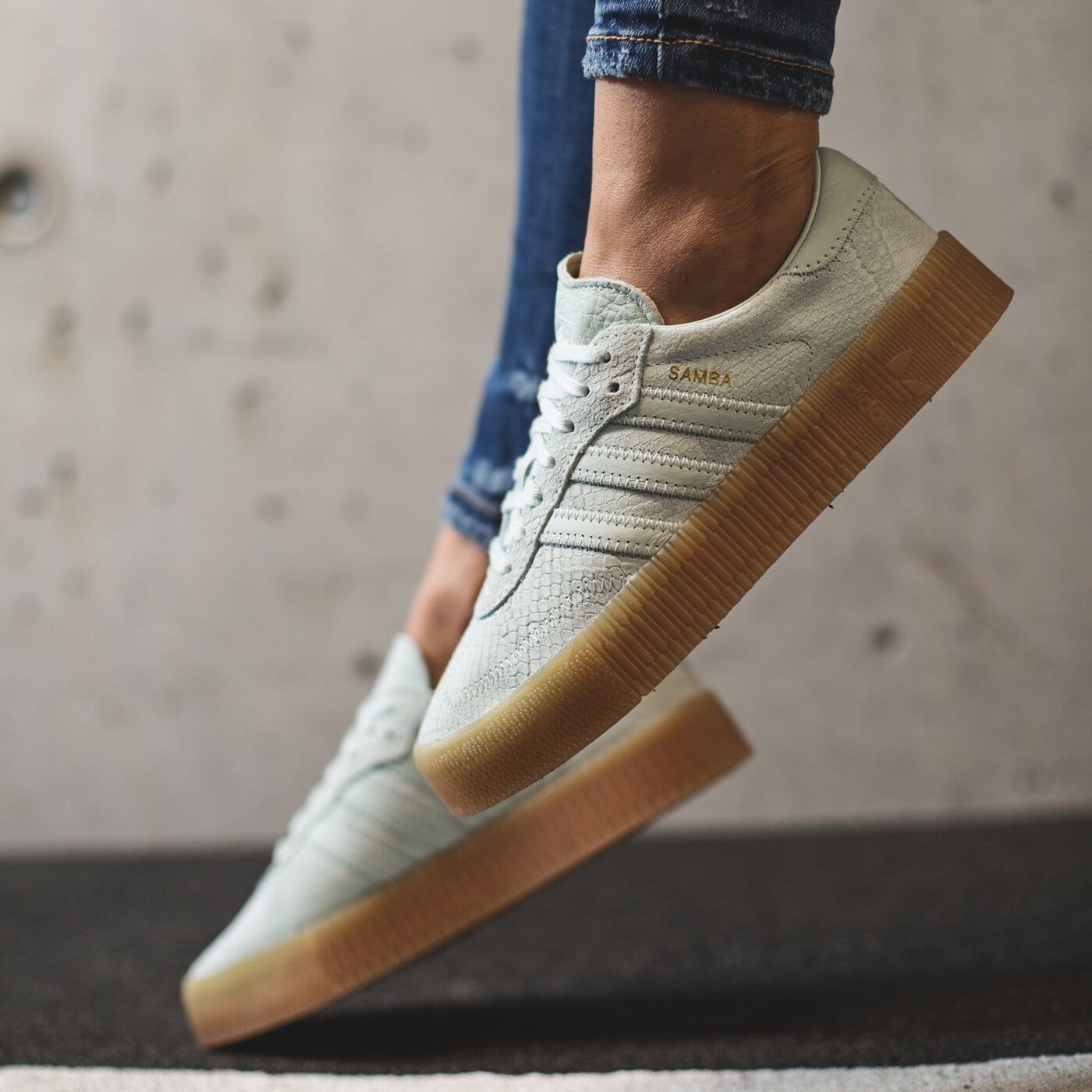adidas sambarose sneakers