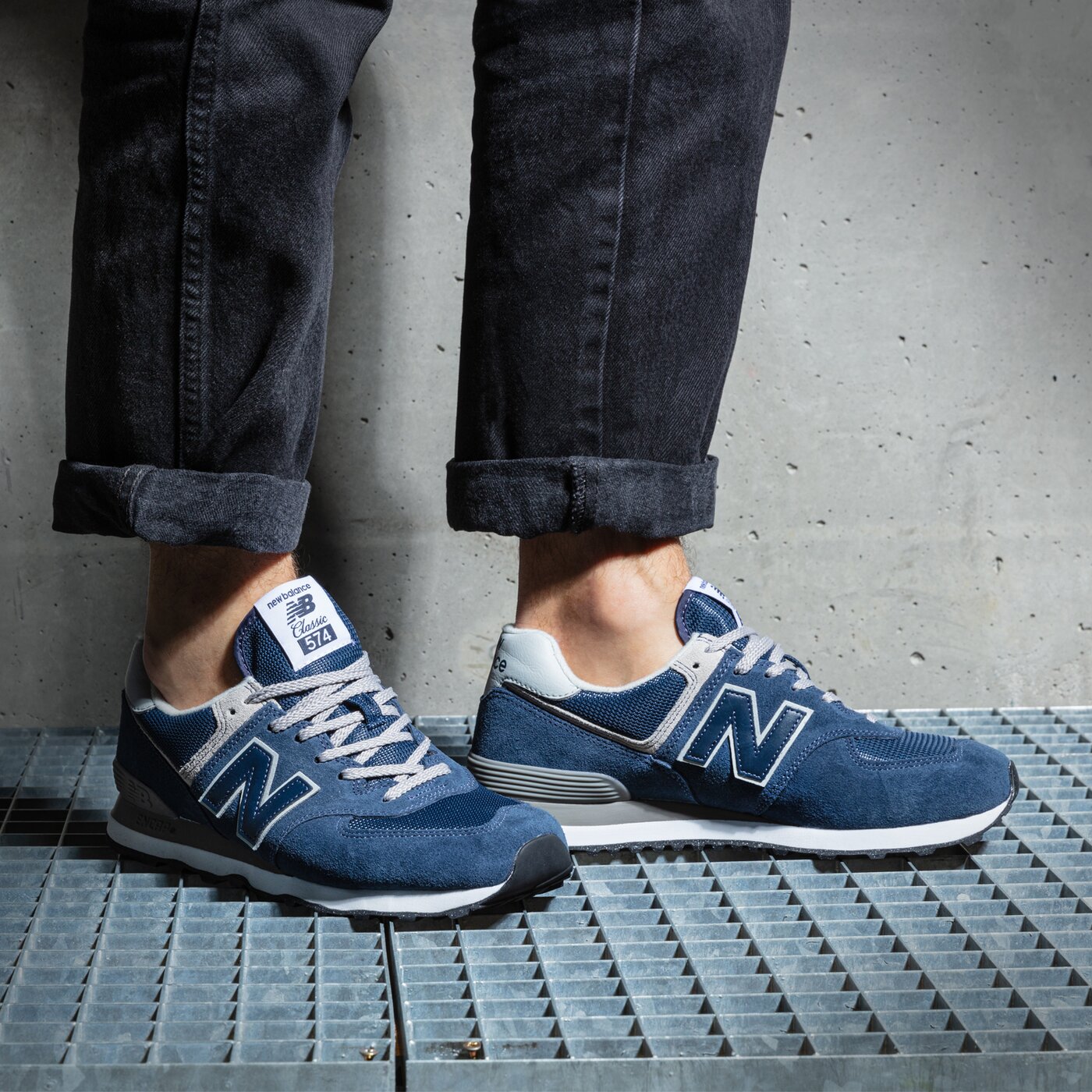 NEW BALANCE 574 ML574EVN | kolor granatowy | Męskie Sneakersy | Buty w ...