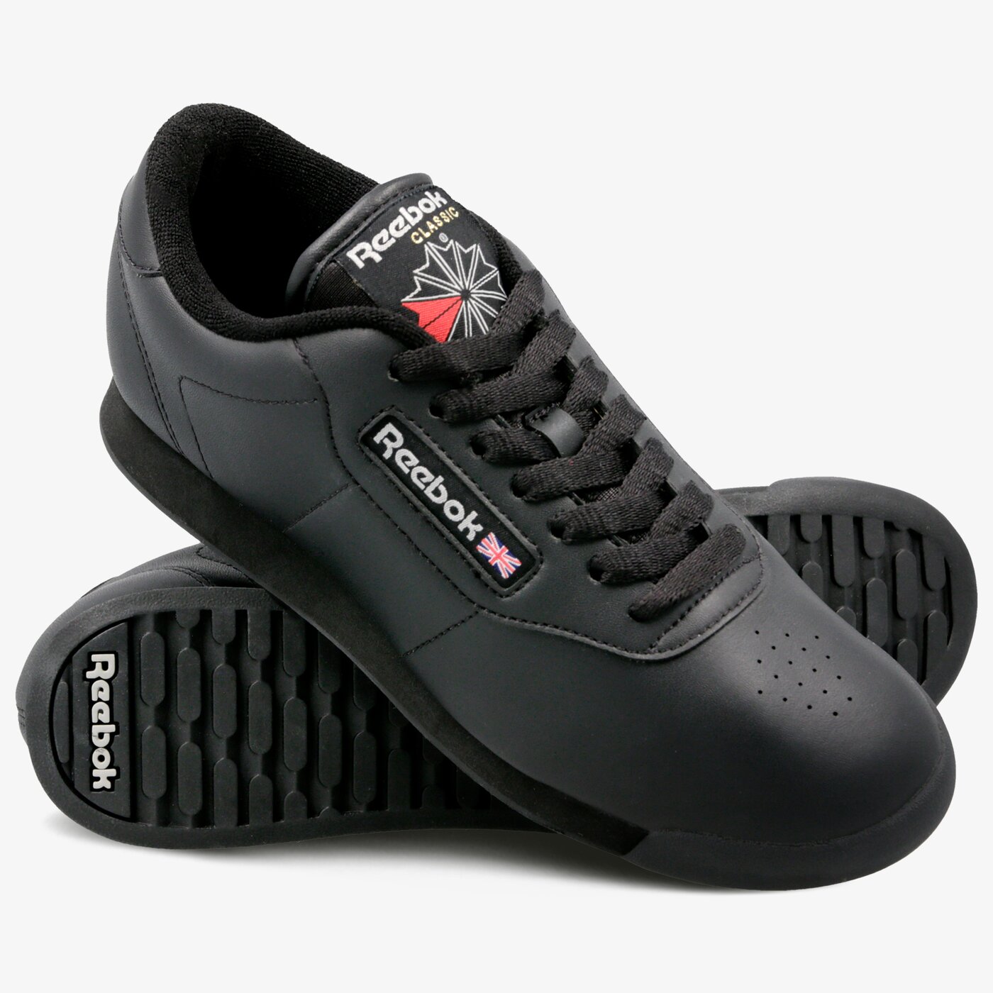 Buty Reebok Princess całe czarne niskie J95361 ▷ Sklep Buty Reebok Princess damskie całe czarne All Black