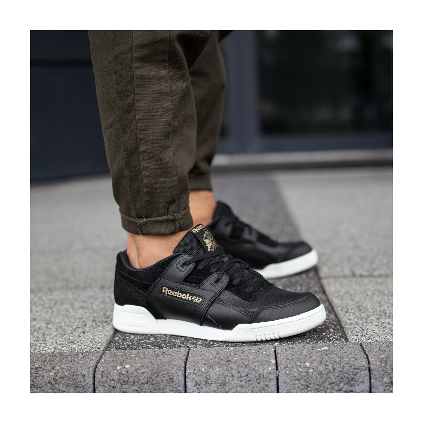 reebok workout plus schwarz