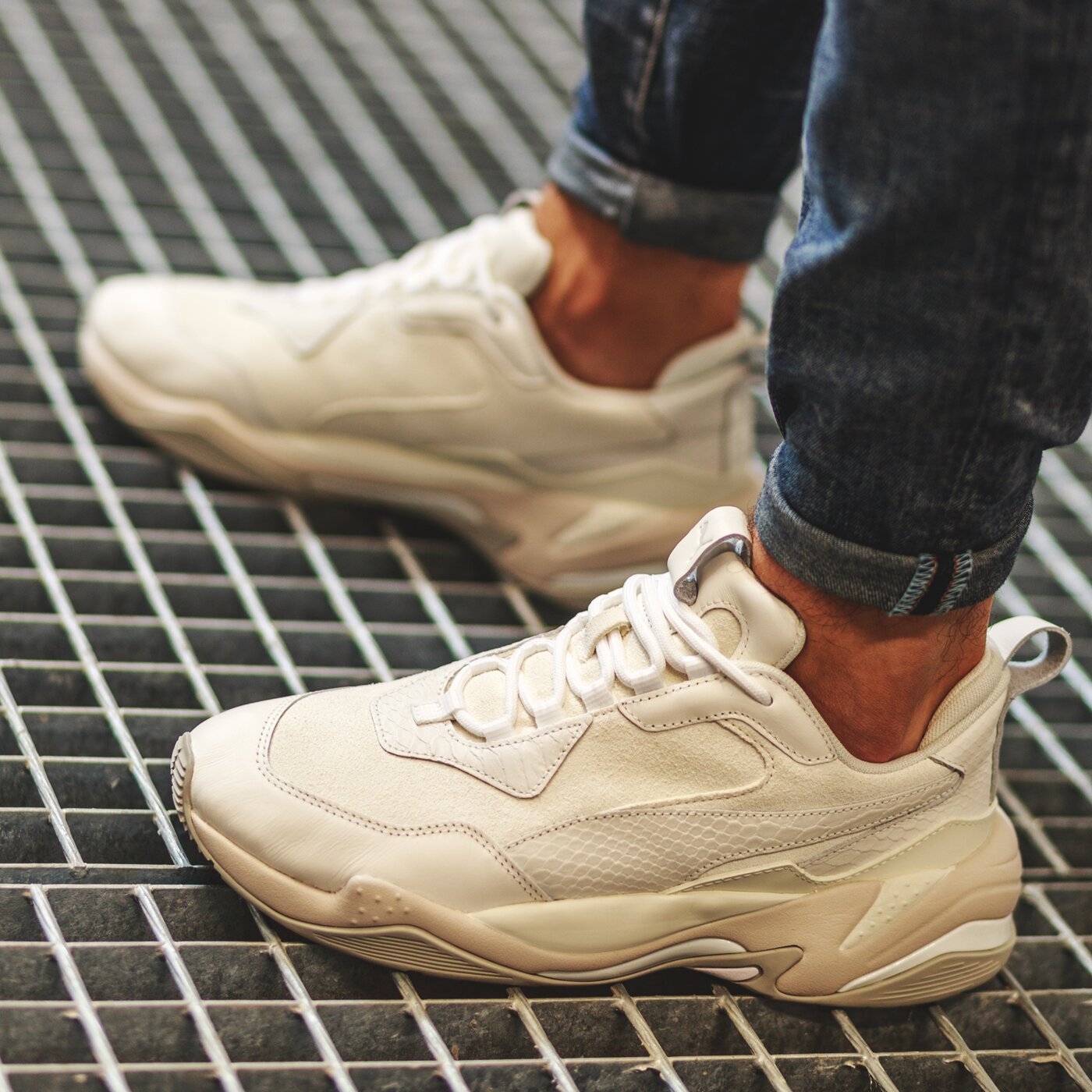 puma thunder desert gold