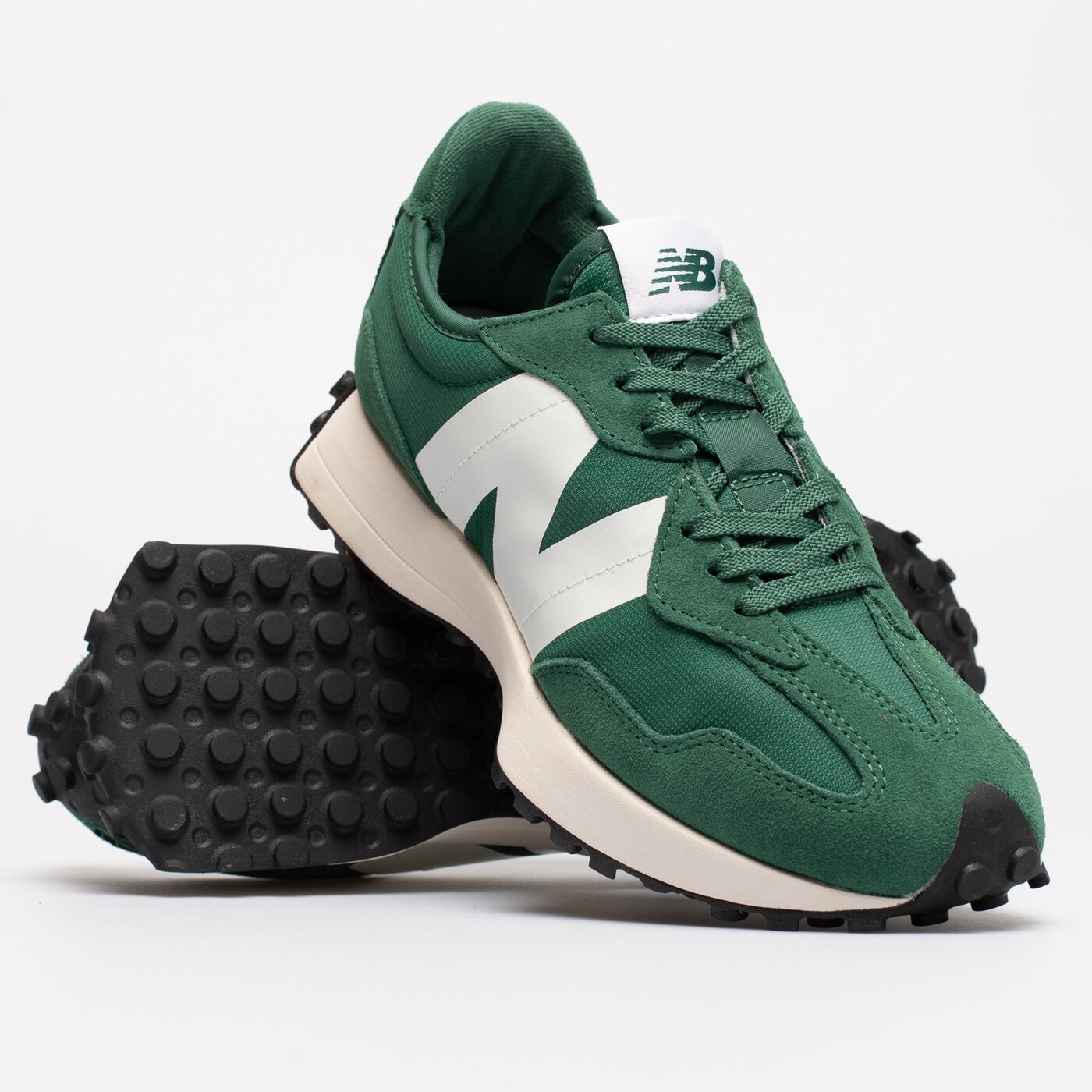 NEW BALANCE 327 MS327GB kolor zielony Męskie Sneakersy Buty w