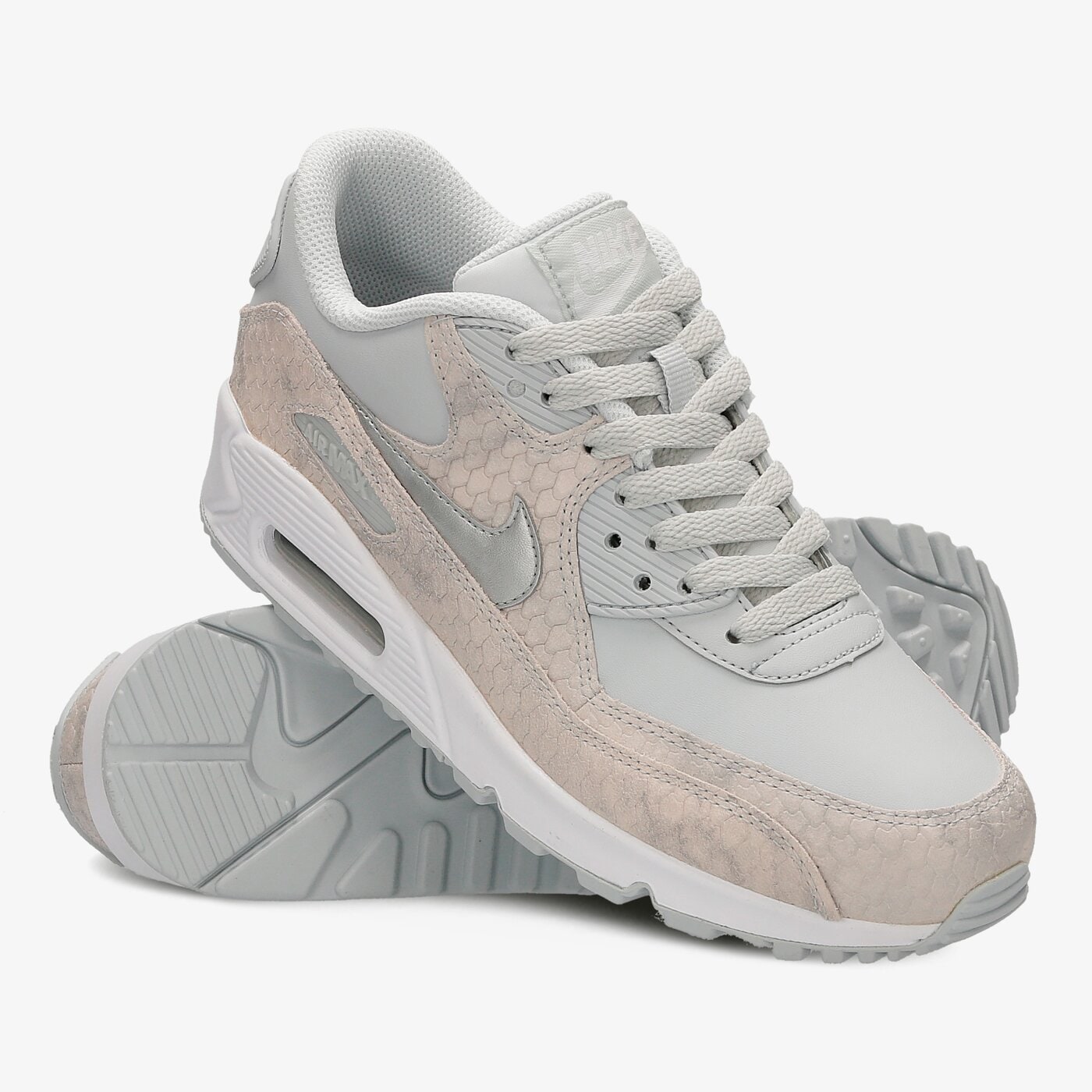 NIKE WMNS AIR MAX 90 PRM 896497004 | kolor szary | Damskie NIKE WMNS AIR MAX 90 PRM kolor szary (896497004) Damskie