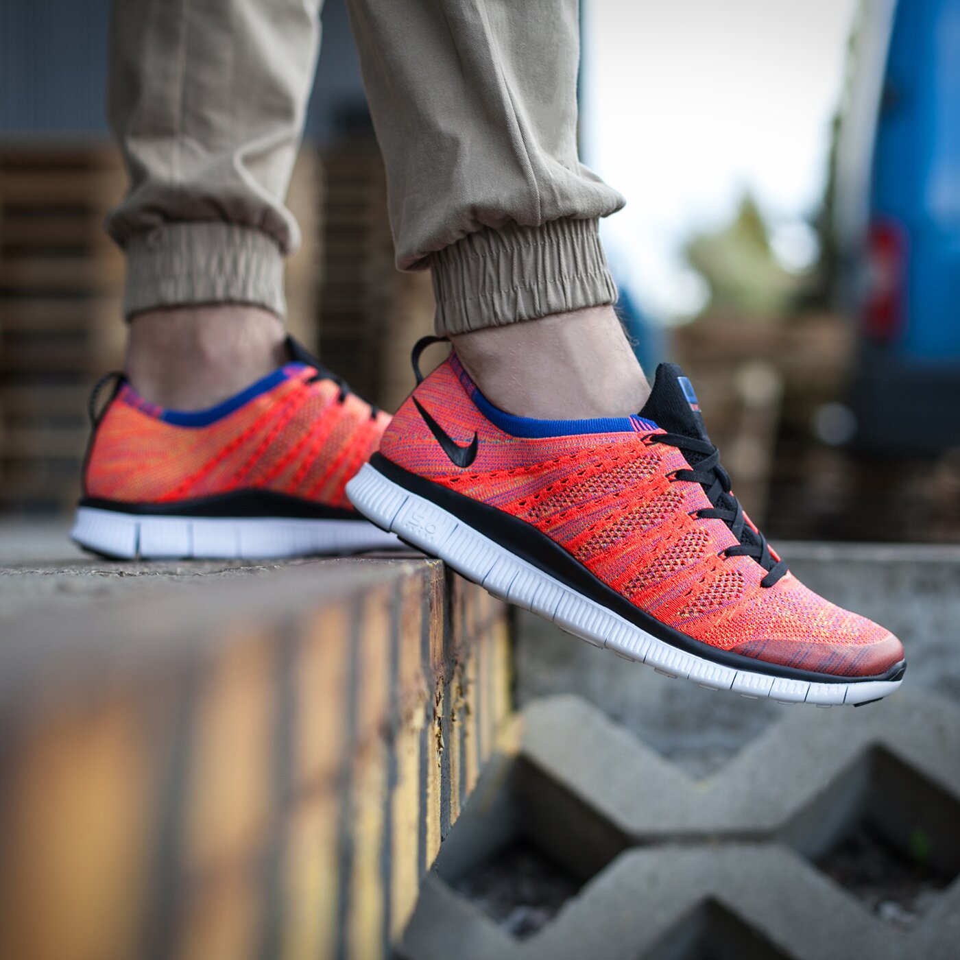 nike free flyknit nsw grey