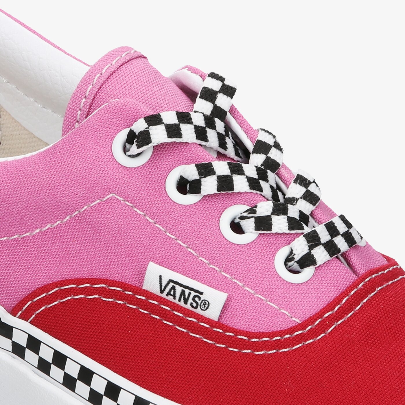 VANS UA ERA PLATFORM VN0A3WLUWVX1 kolor czerwony Damskie Trampki