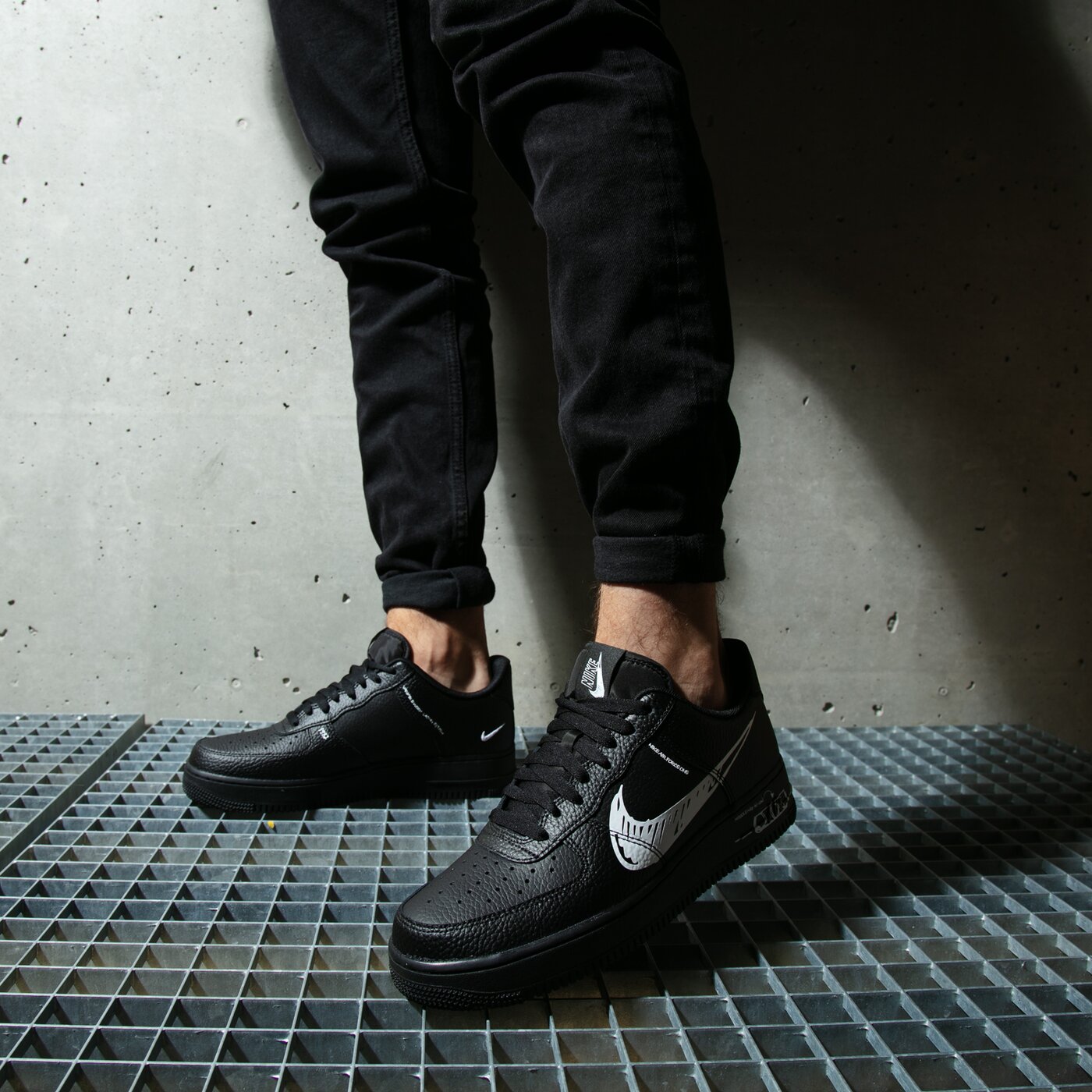 Nike Air Force 1 Lv8 Utility Cw7581 001 Kolor Czarny Meskie Sneakersy Buty W Sklep Sizeer