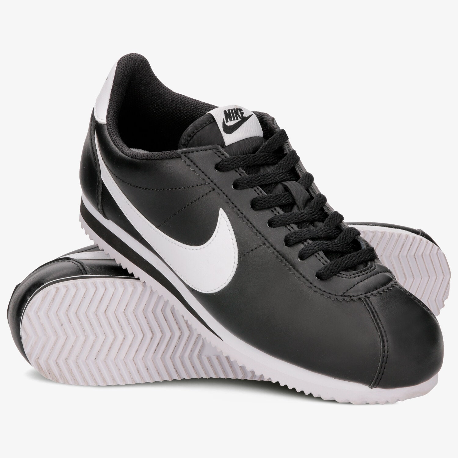 NIKE WMNS CLASSIC CORTEZ LEATHER 807471-010 CZARNY | Damskie