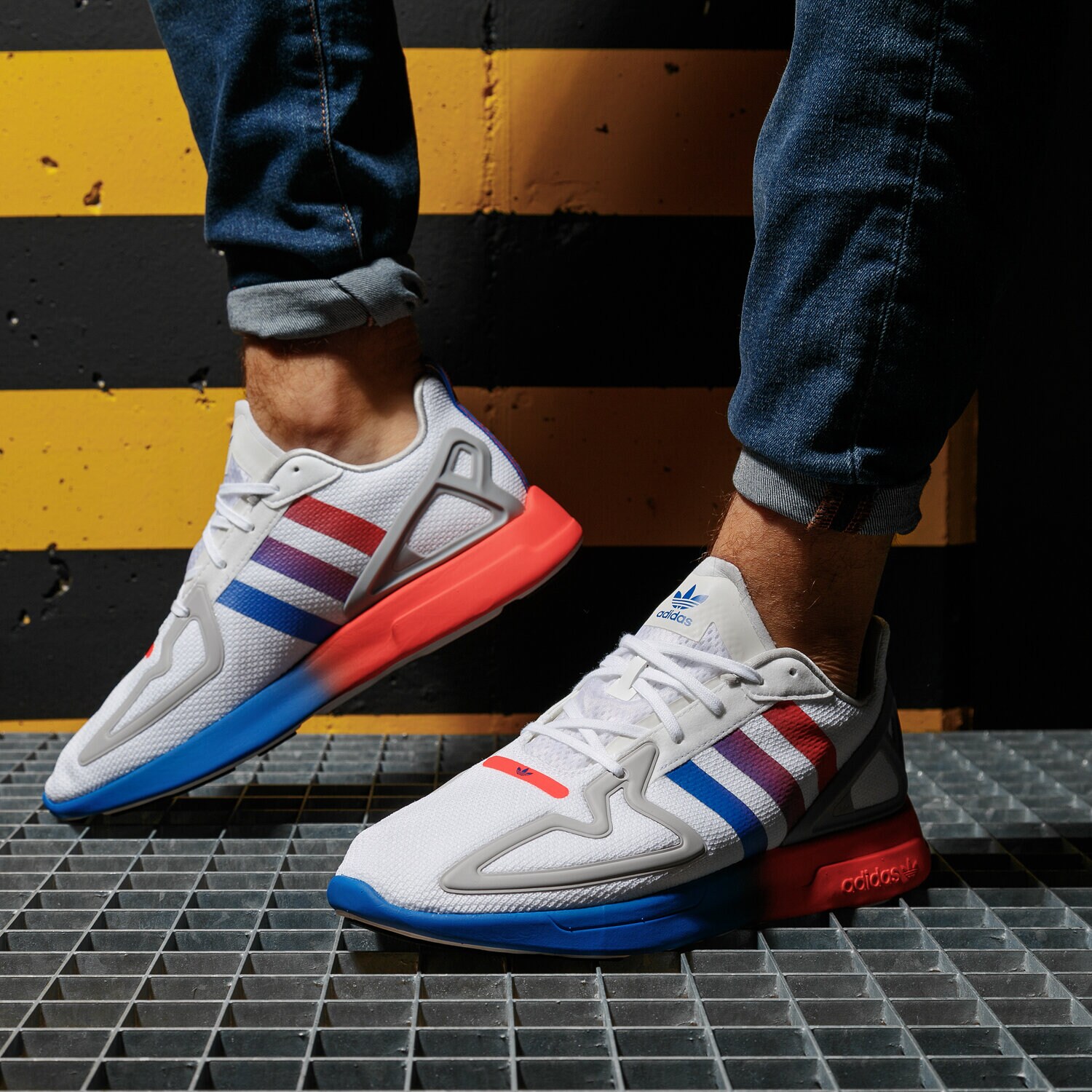 ADIDAS ZX 2K FLUX FX2044 BIAŁY | Męskie Sneakersy w Sizeer