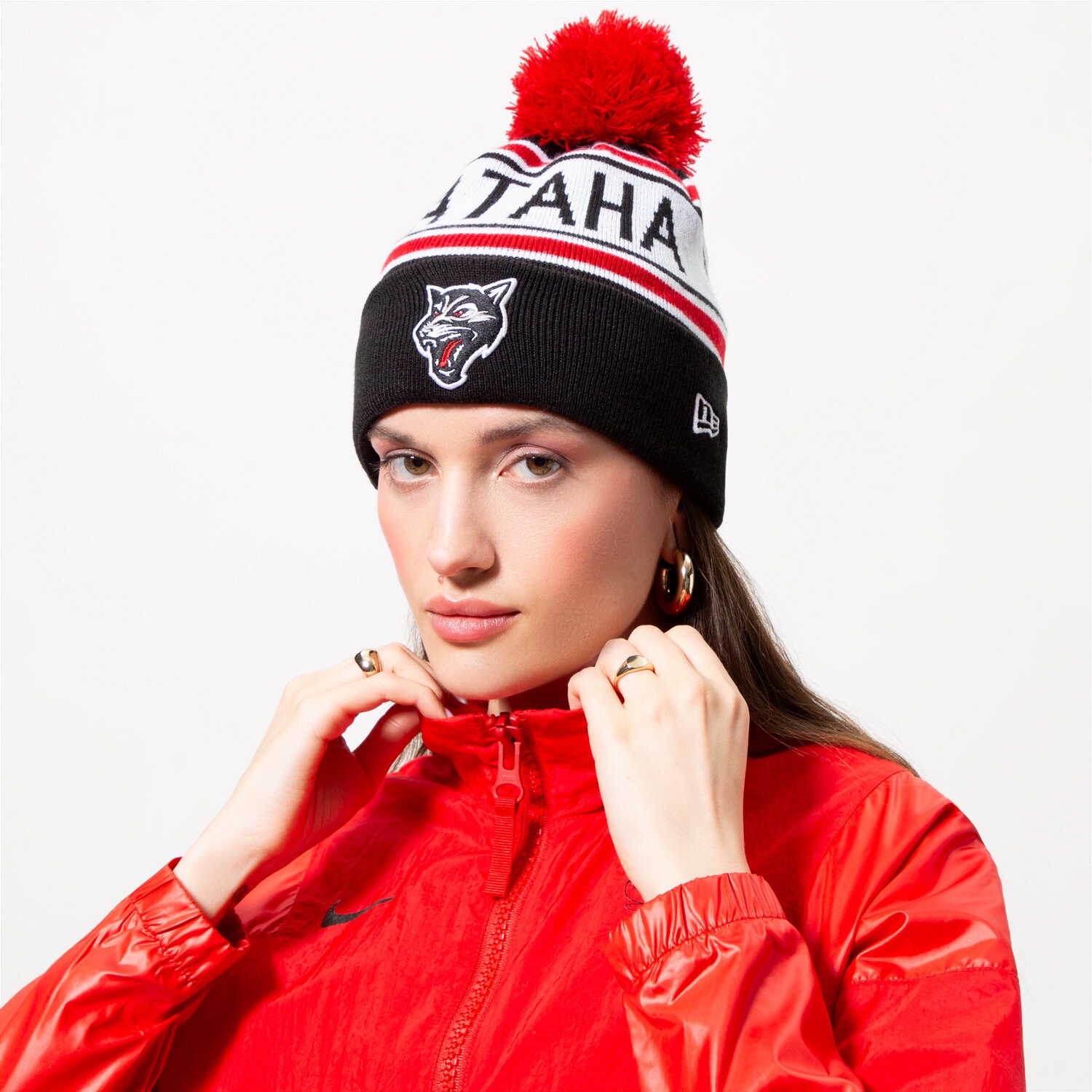 NEW ERA CZAPKA KNIT BLACK WATAHA ZIELONA GÓRA WATAHA ZIELONA