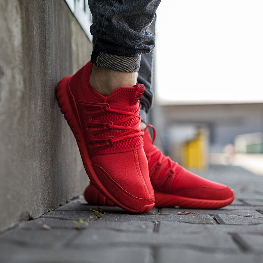 Adidas tubular hotsell radial czerwone