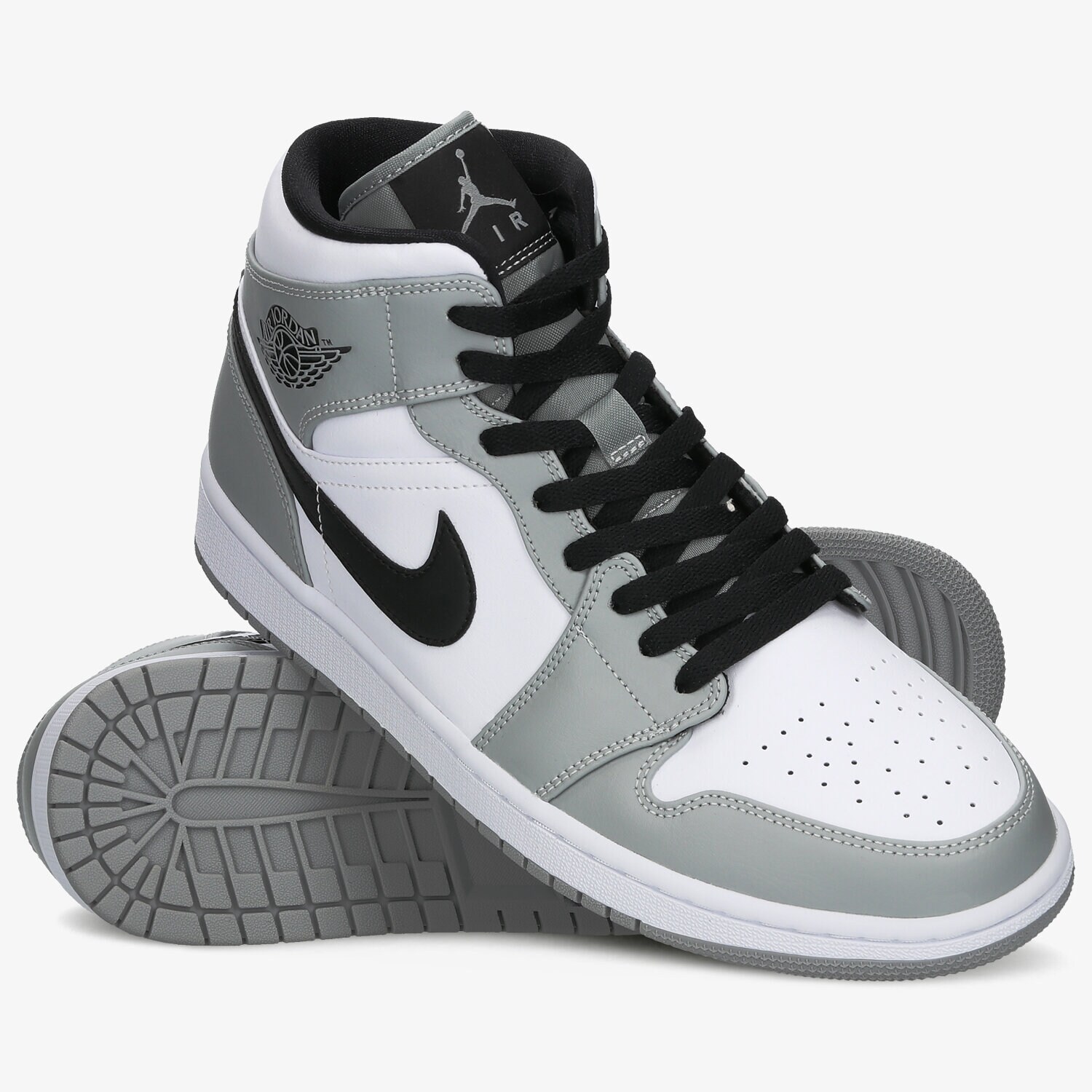 AIR JORDAN 1 MID 554724-092 BIAŁY | Męskie Sneakersy w Sizeer