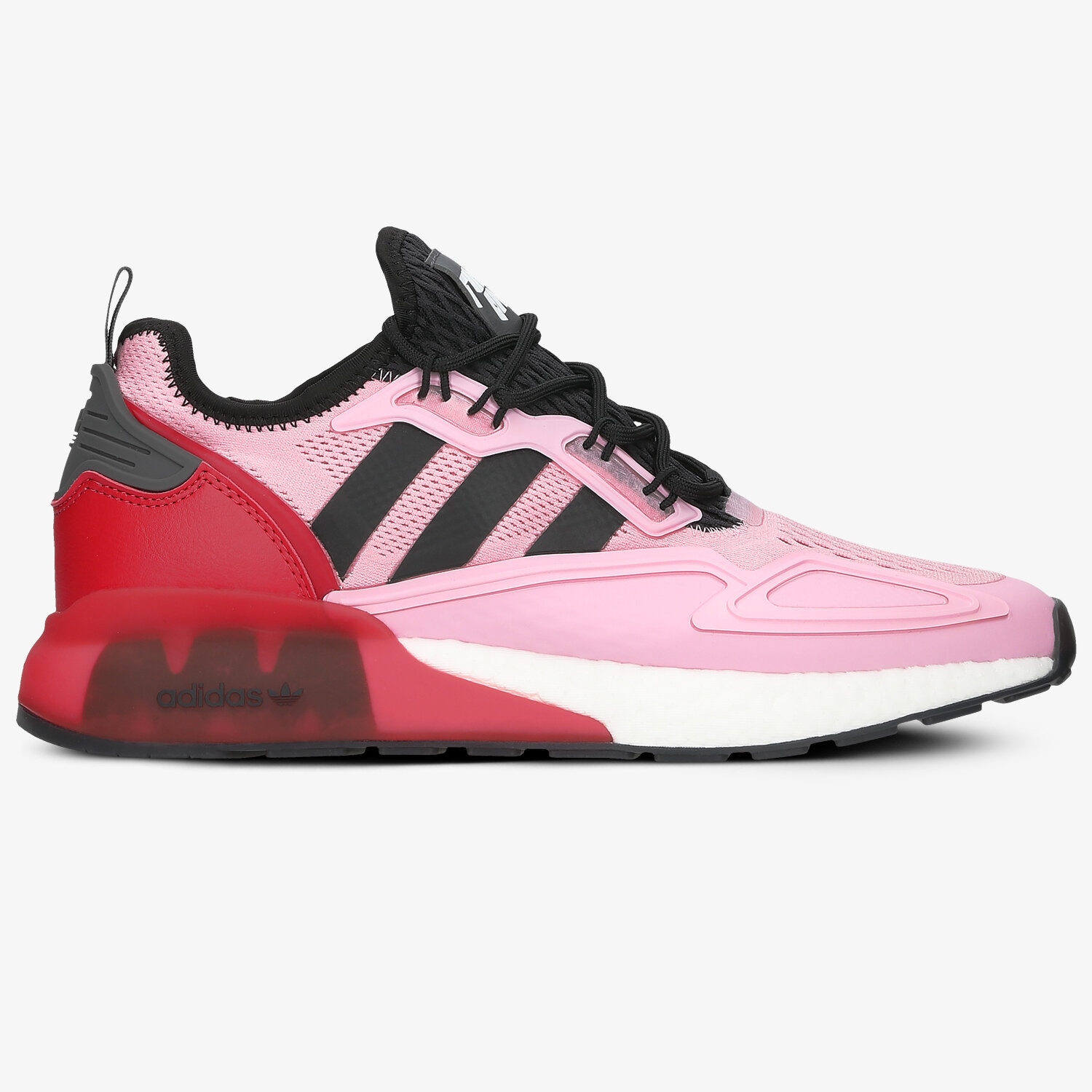Pink×Black Adidas ZX 2K Flux Core Black Grey Six Shock Pink - Ceny i