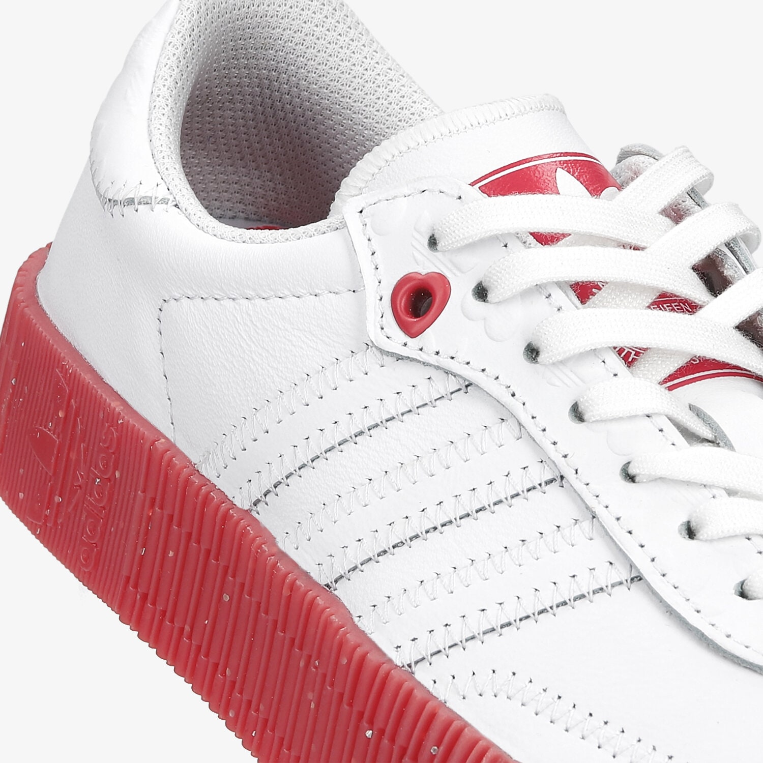 adidas gazelle silver green womens Adidas Samba Love Heart Edition – White, Red & Pink main image 1