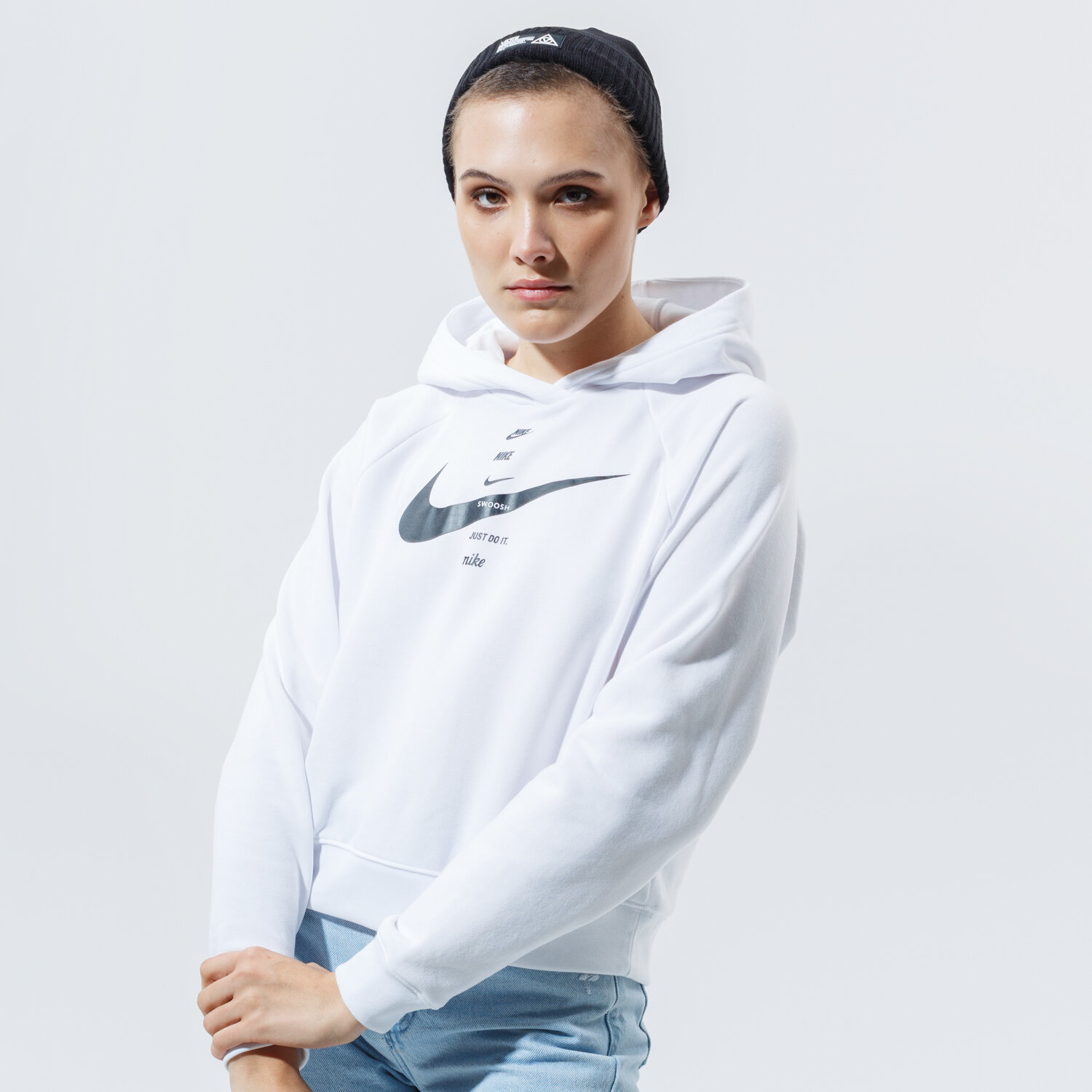 nike bluza z kapturem w nsw air hoodie flc bb