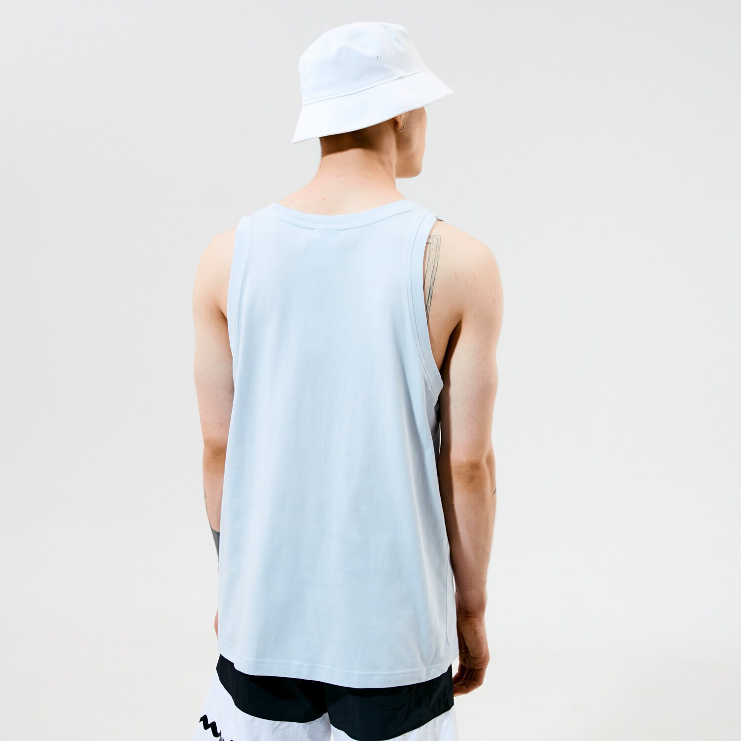 ADIDAS TANK TREFOIL TANK GN3488 NIEBIESKI Męskie Koszulki w Sizeer