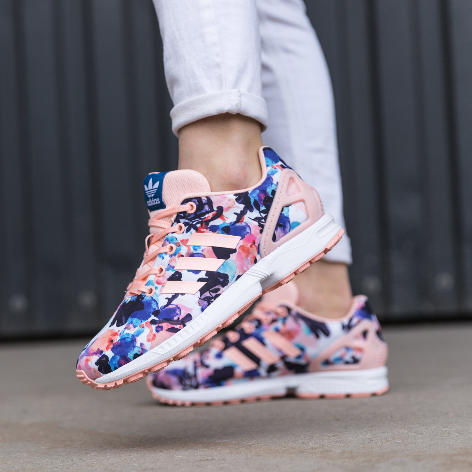 fuuu Buty adidas ZX Flux męskie całe czarne - All Black - S32279