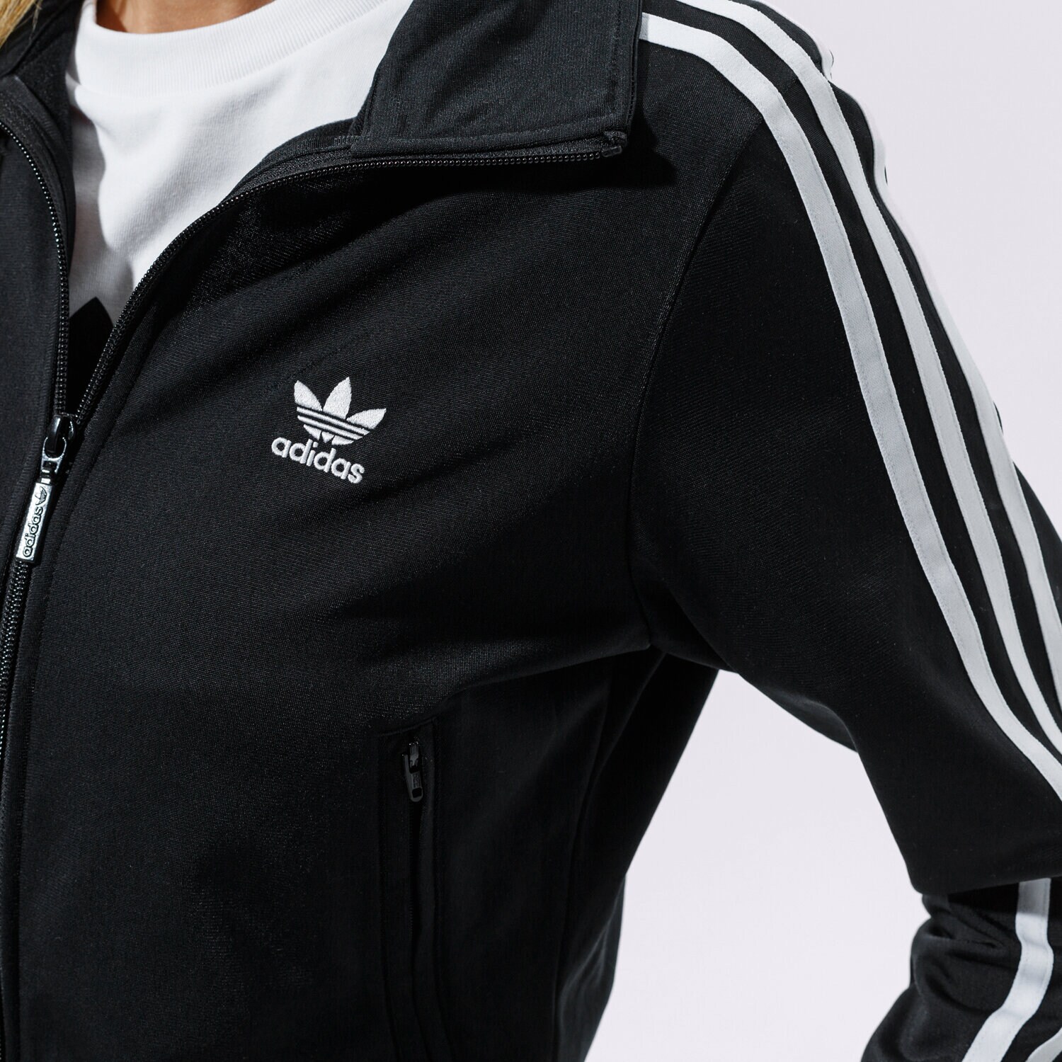 ADIDAS BLUZA ROZPINANA FIREBIRD TT PB GN2817 CZARNY | Damskie Bluzy w Sizeer