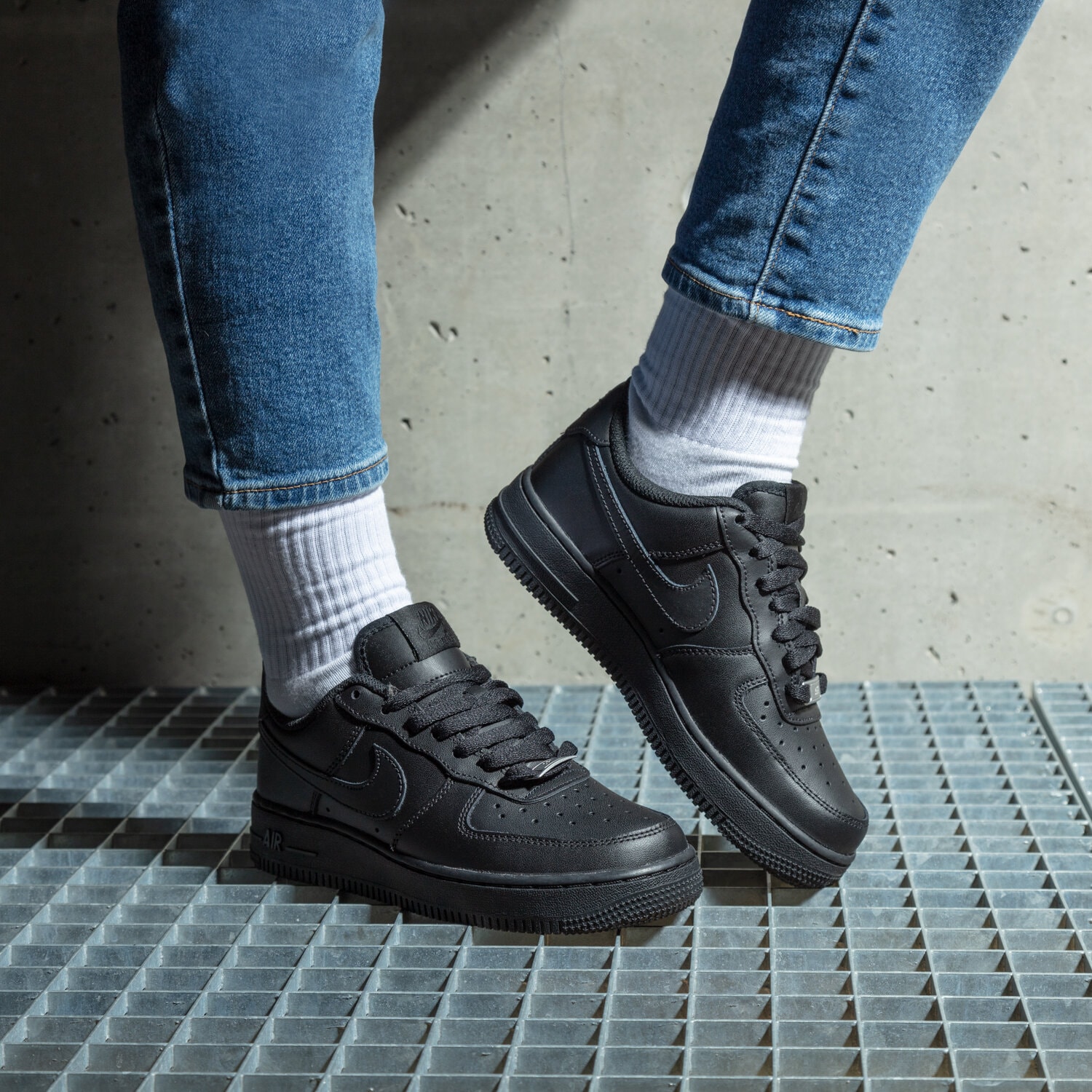 NIKE AIR FORCE 1 LOW DD8959-001 CZARNY | Damskie Sneakersy w