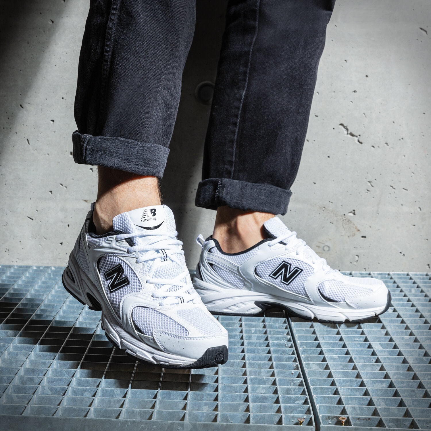 NEW BALANCE 530 MR530EWB BIAŁY | Męskie Sneakersy w Sizeer