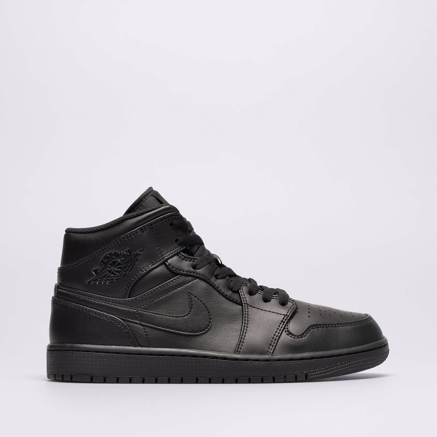 【Nike】Air Jordan 1 Mid 554724-093 AIR JORDAN 1 MID 554724-093 CZARNY | Męskie Sneakersy w Sizeer