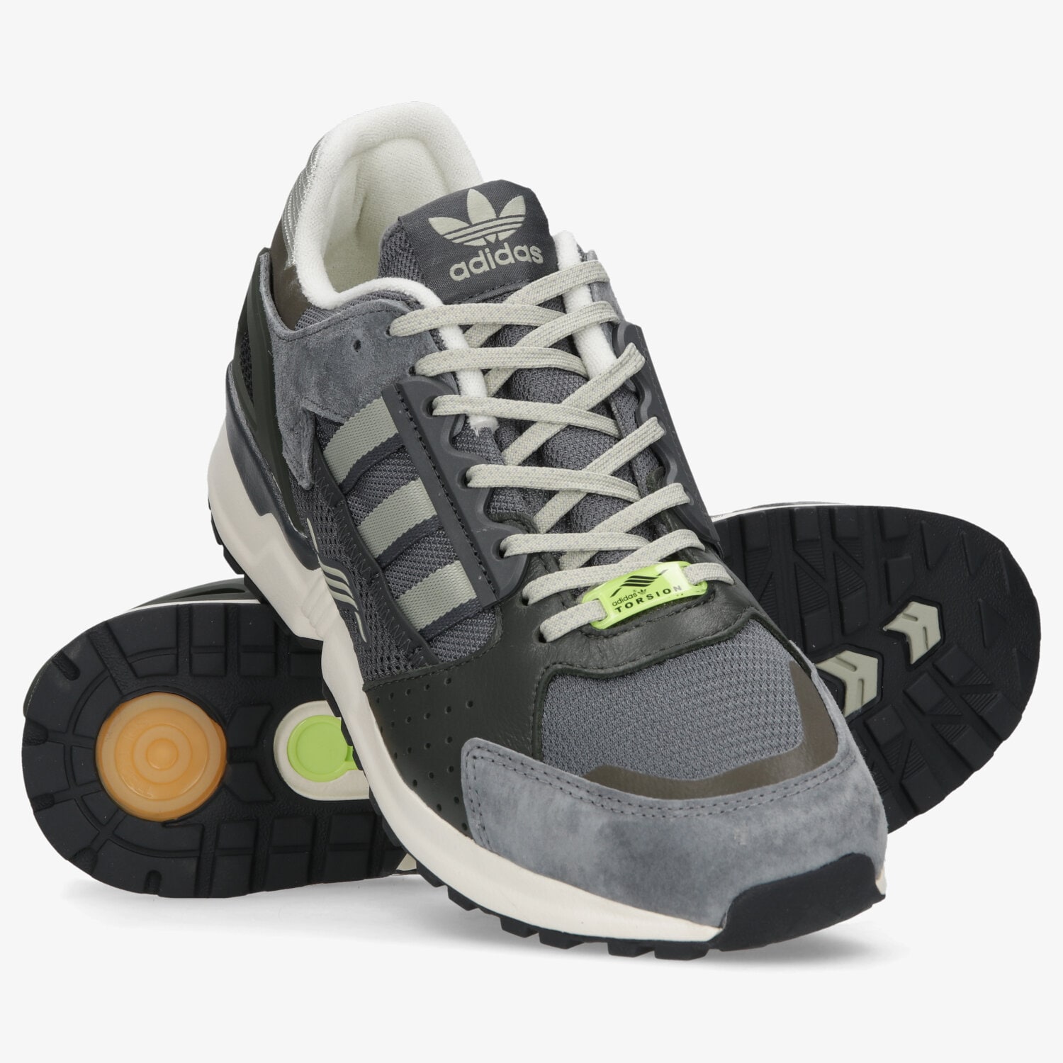 ADIDAS ZX 10,000 C GW0615 SZARY | Męskie Sneakersy w Sizeer