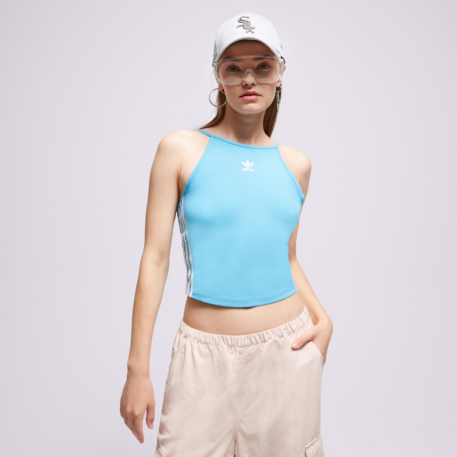 Adidas 3 Stripes Strappy Tank Top