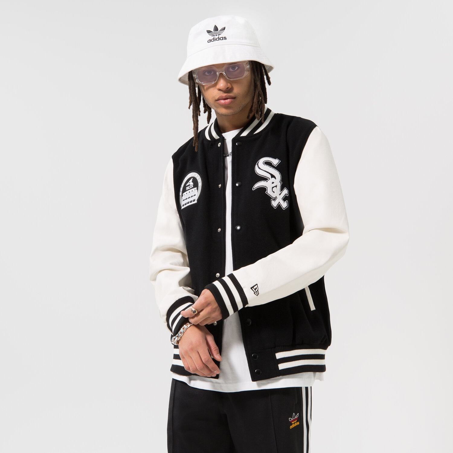 Majestic White Sox ブラックジャケット XL オーバーサイズ m52a732cb35c2ecf7c14d6ef4c2f39