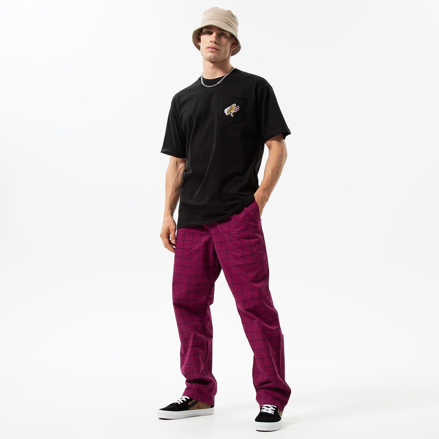 パンツ VANS GIGLIOTTI RANGE LOOSE TAPERED PANTS Vans x Mike Gigliotti Range Loose Pants (Black)