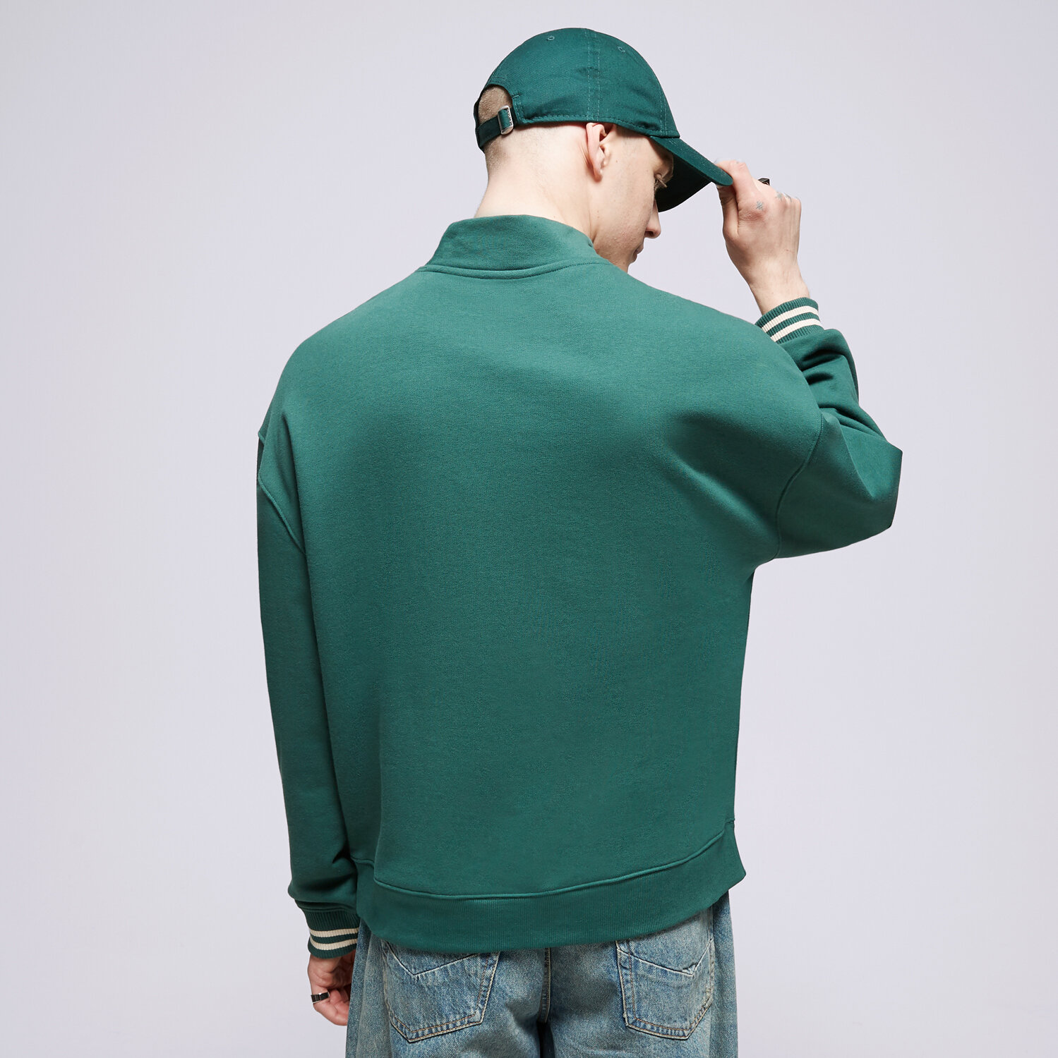 エレッセ  sizeL ELLESSE BLUZA ROZPINANA SIESTALLI DGREEN 1/2 ZIP TRACK TOP