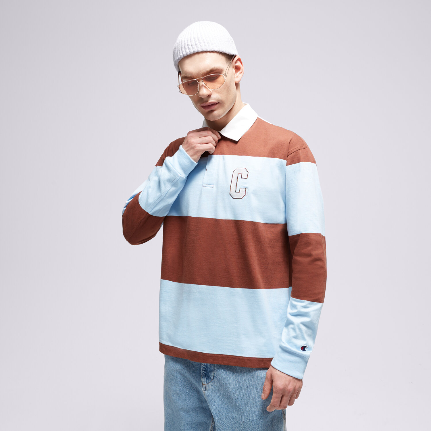 Champion T-Shirt Striped Polo