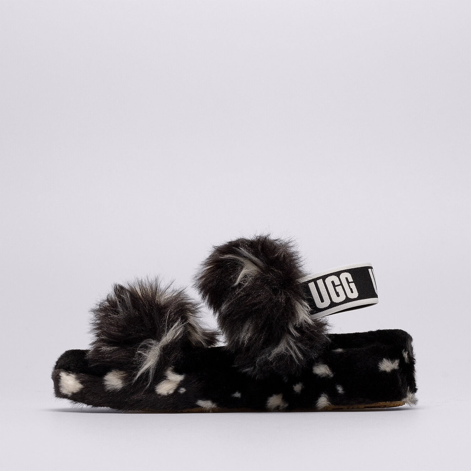 UGG OH YEAH SPOTS 1118165-BLACK CZARNY | Damskie Sandały w