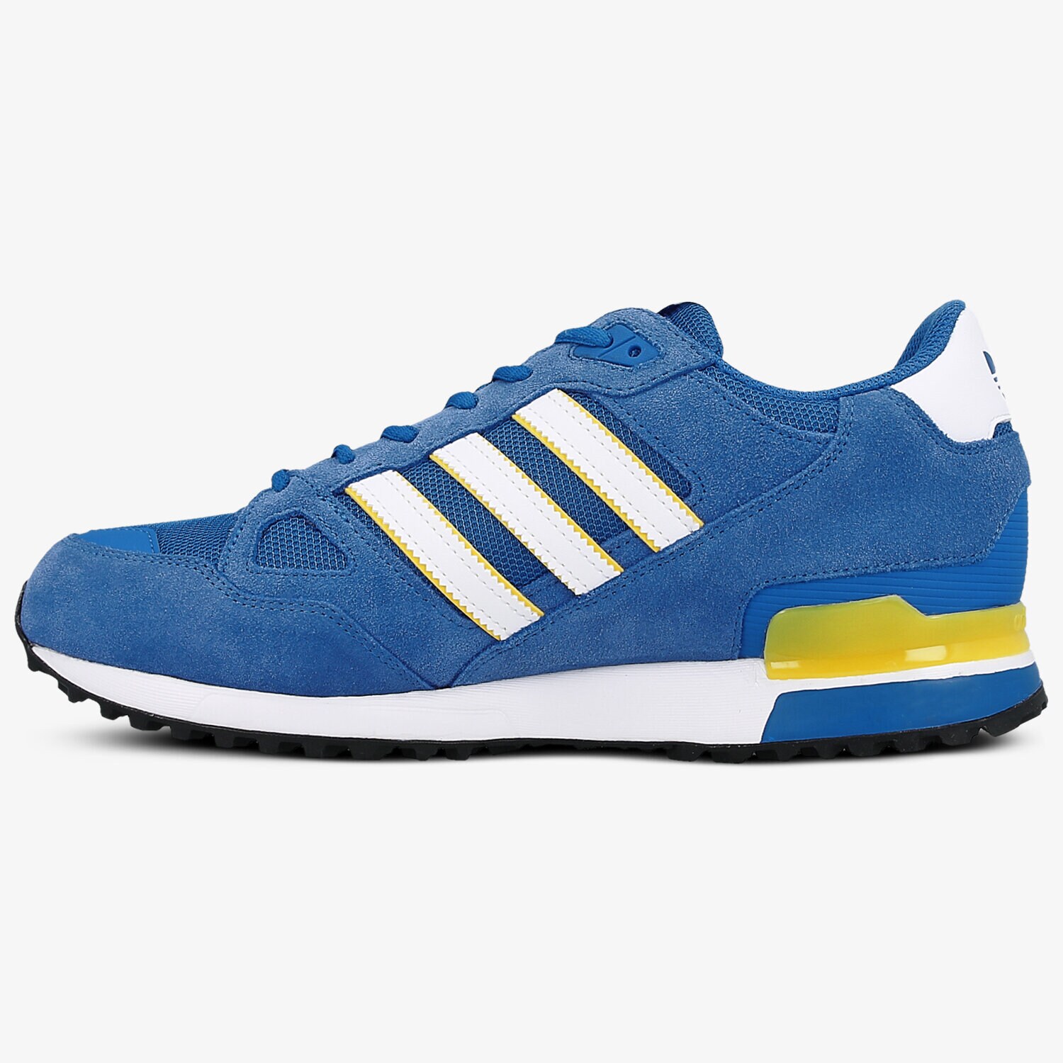 ブルーe adidas Męskie ZX750 niski top, SZARY, 39 1/3 EU, Niebieski