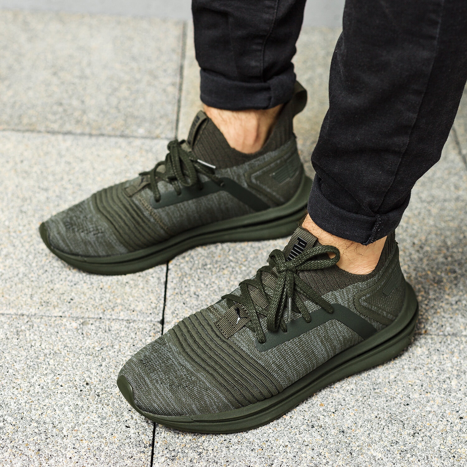 PUMA IGNITE LIMITLESS SR EVOKNIT 19048403 ZIELONY | Męskie
