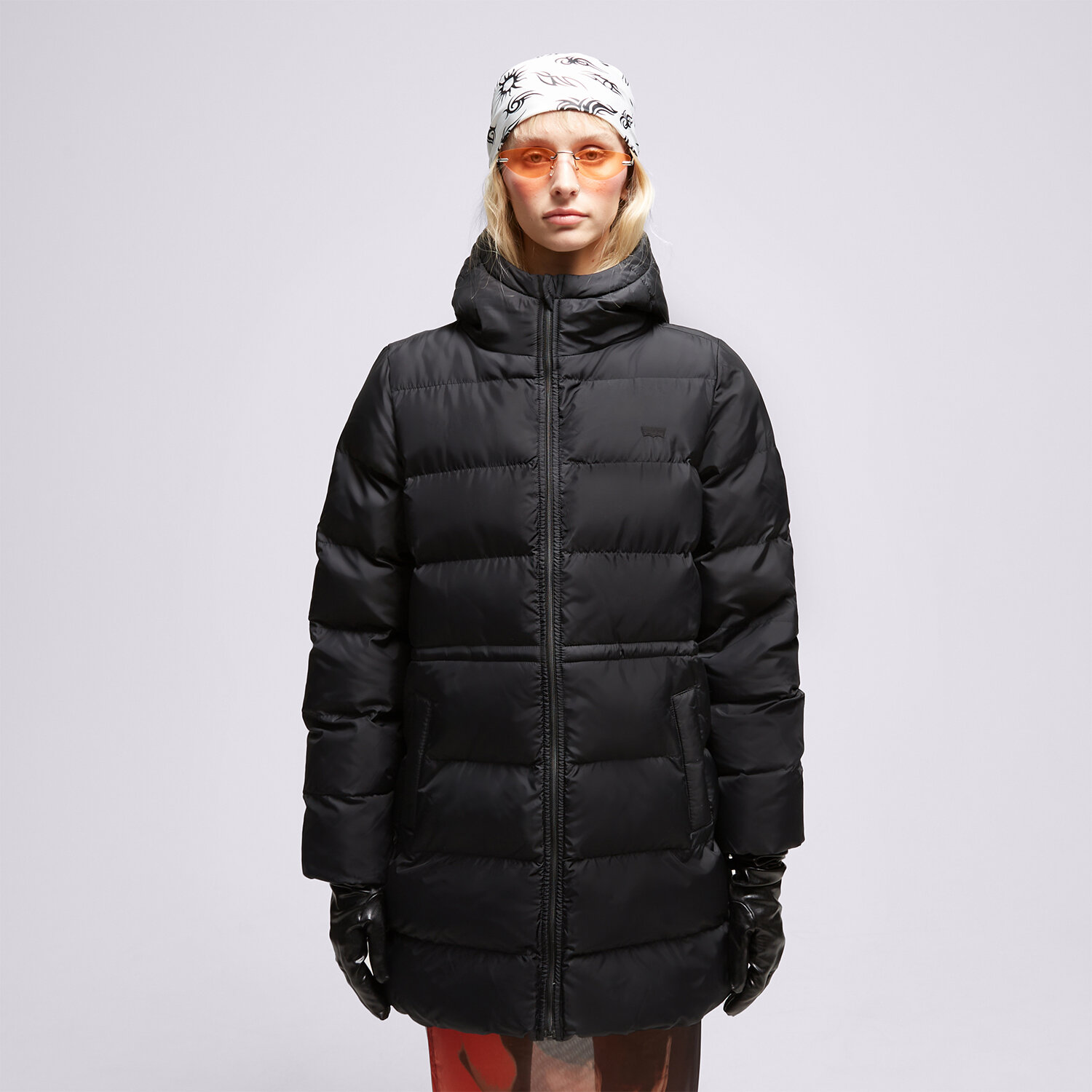Levi's Płaszcz Hooded Midi