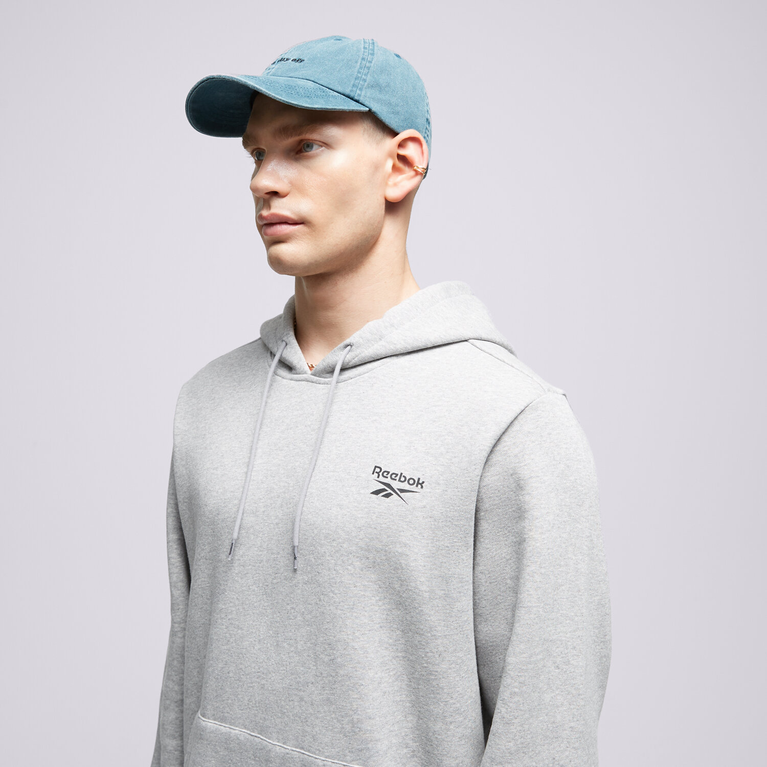 REEBOK BLUZA Z KAPTUREM RI LEFT CHEST LOGO HOOD 100068237