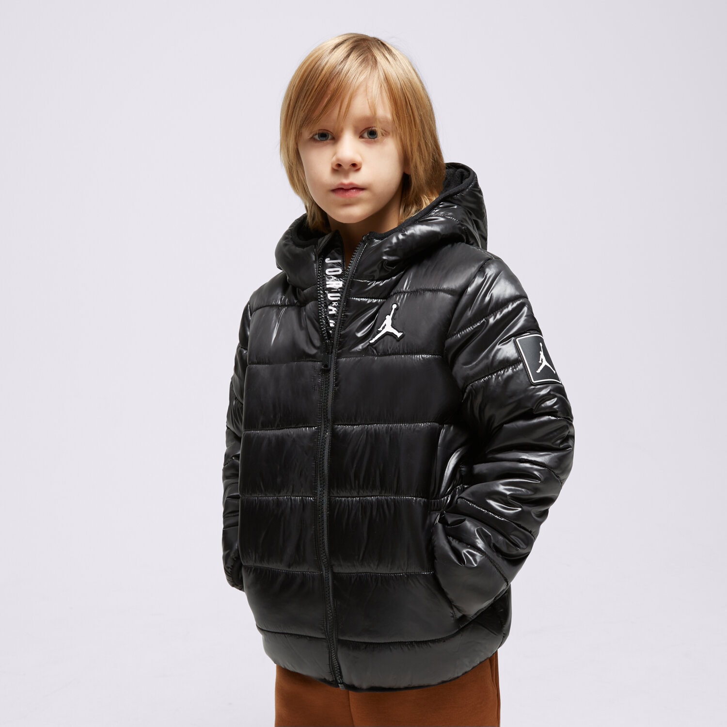 JORDAN KURTKA ZIMOWA JDB MW DOWN JKT U 95C441-023 CZARNY