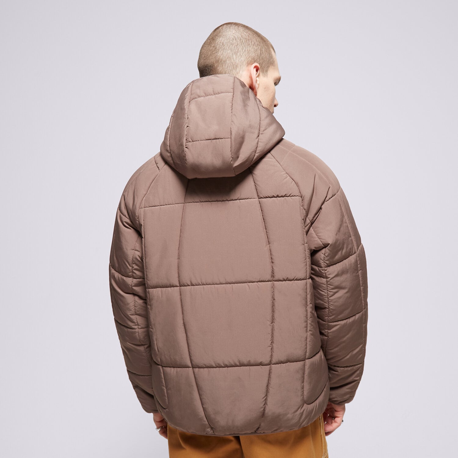 user_a0d1d054 ADIDAS KURTKA PUCHOWA ADV PUFF HZ0697 BRĄZOWY | Męskie Kurtki