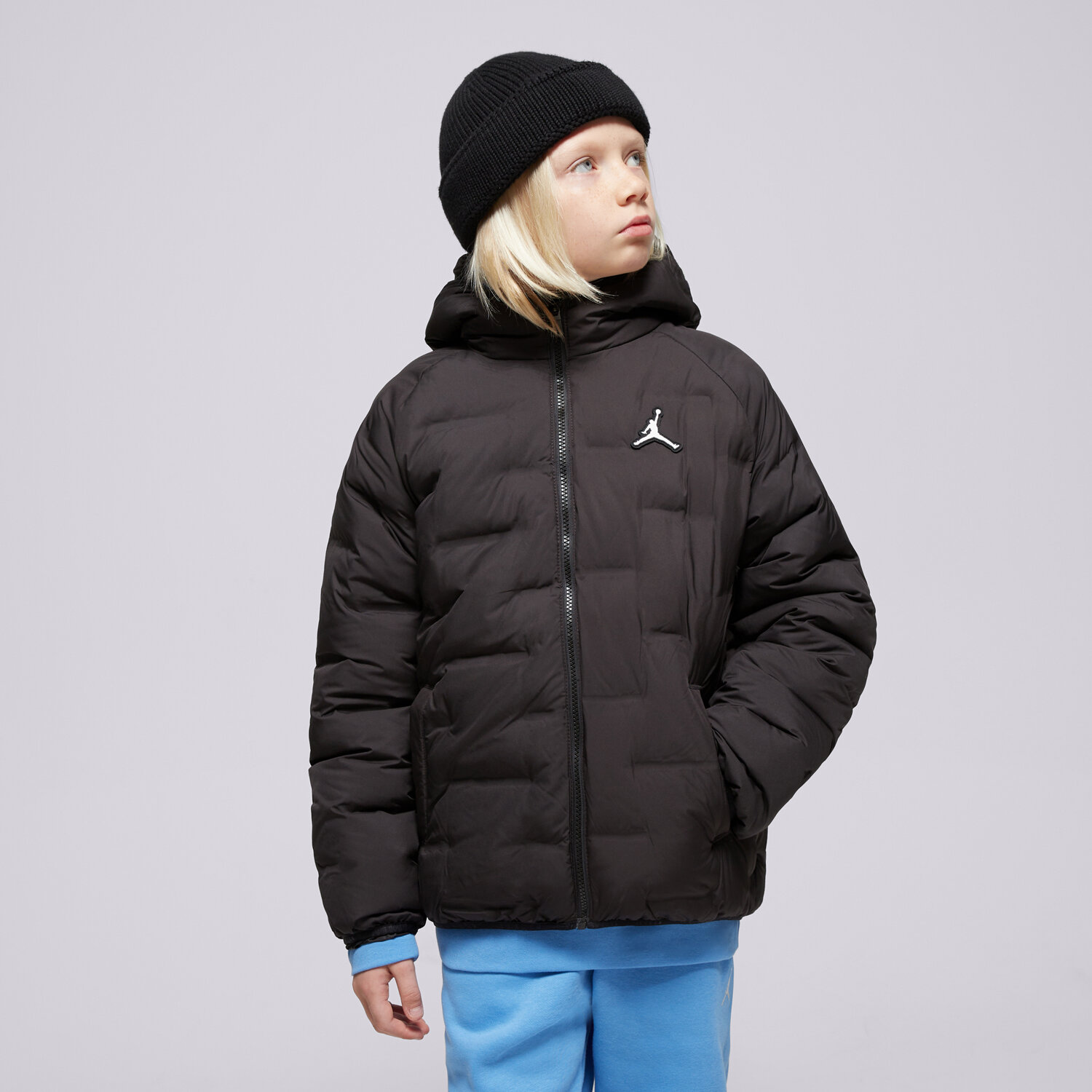 Jordan フード付きアノラックジャケット 黒 JORDAN BRAND M J AMM ANORAK BLACK（ジョーダン ブランド