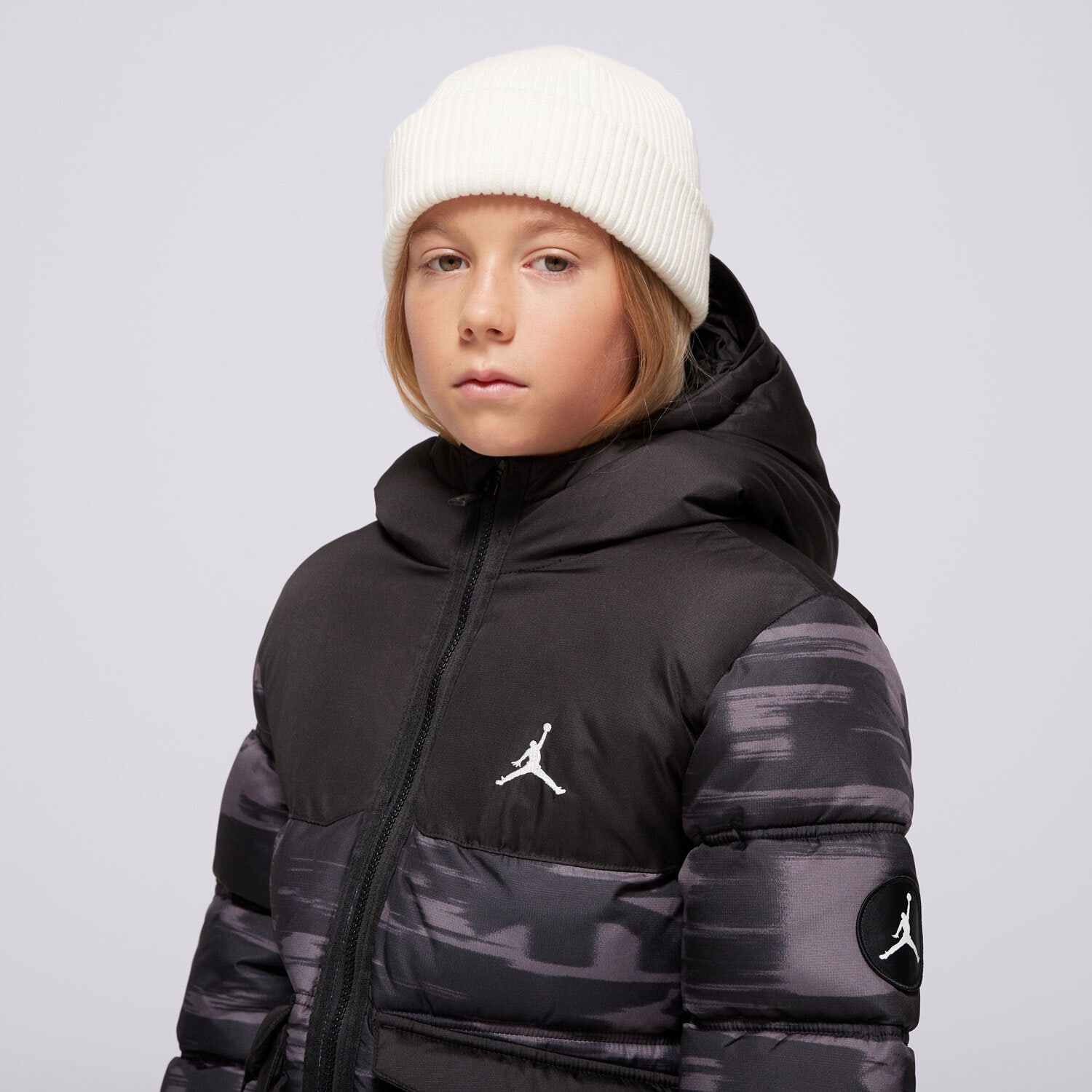 Jordan フード付きアノラックジャケット 黒 JORDAN BRAND M J AMM ANORAK BLACK（ジョーダン ブランド