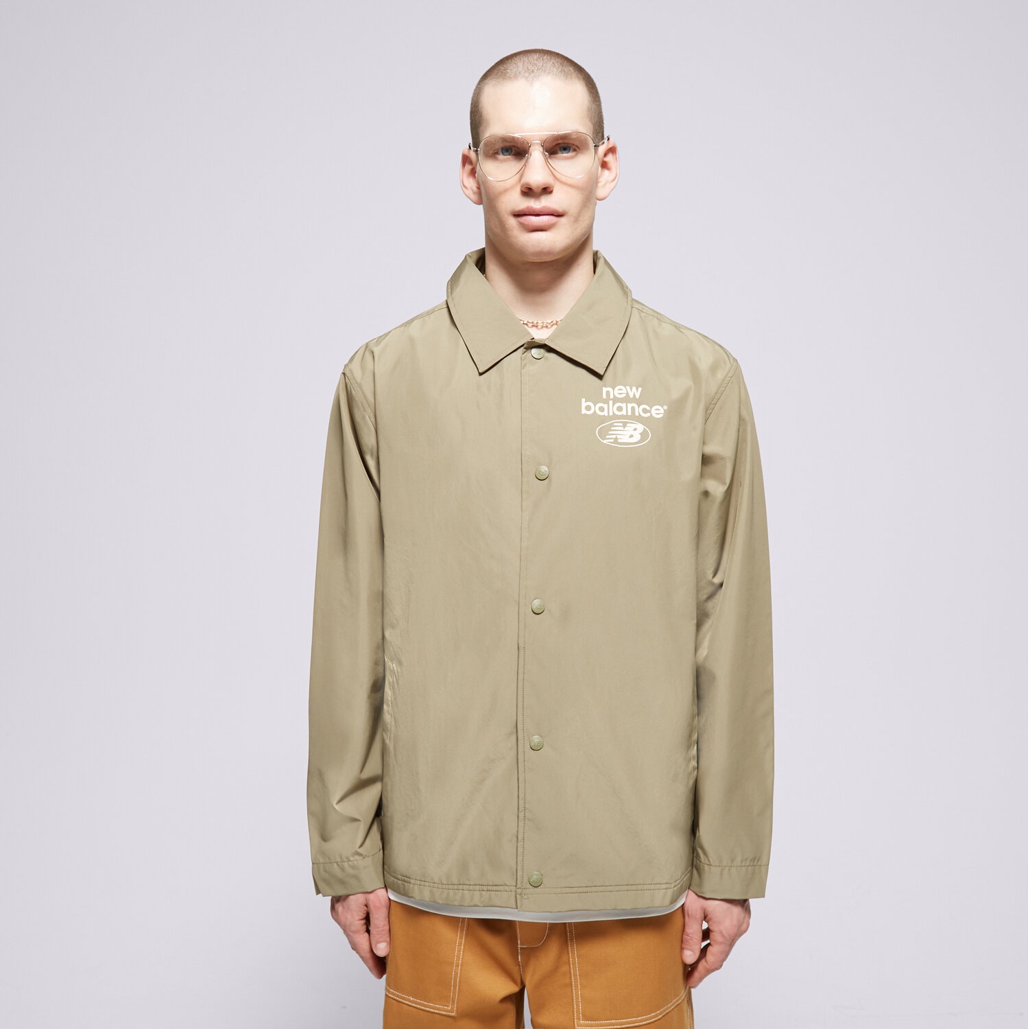 New Balance Kurtka Kurtka Essentials Reimagined Woven Cgn
