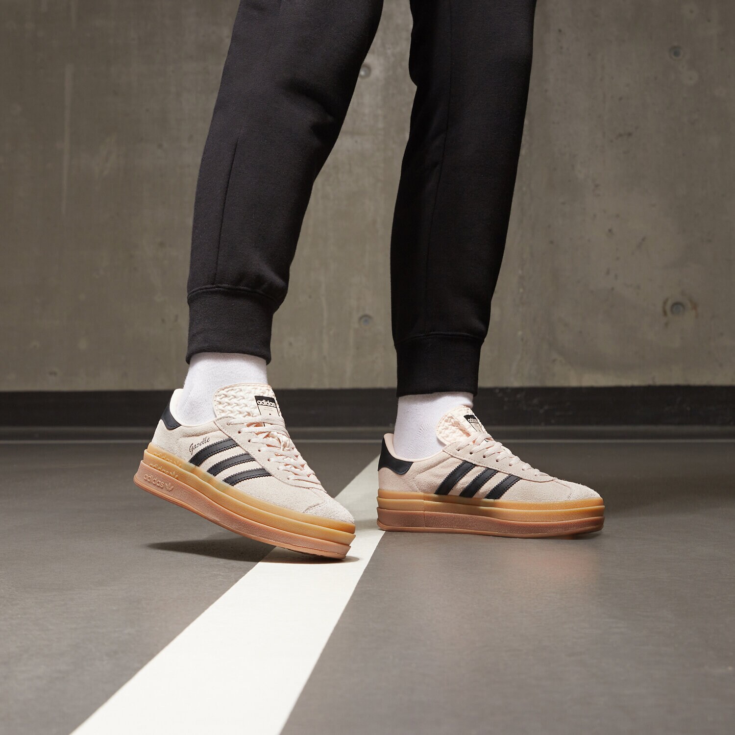 【Adidas】(W) Gazelle Bold★IE0429★ ADIDAS GAZELLE BOLD W IE0429 PUDROWY RO | Damskie Sneakersy