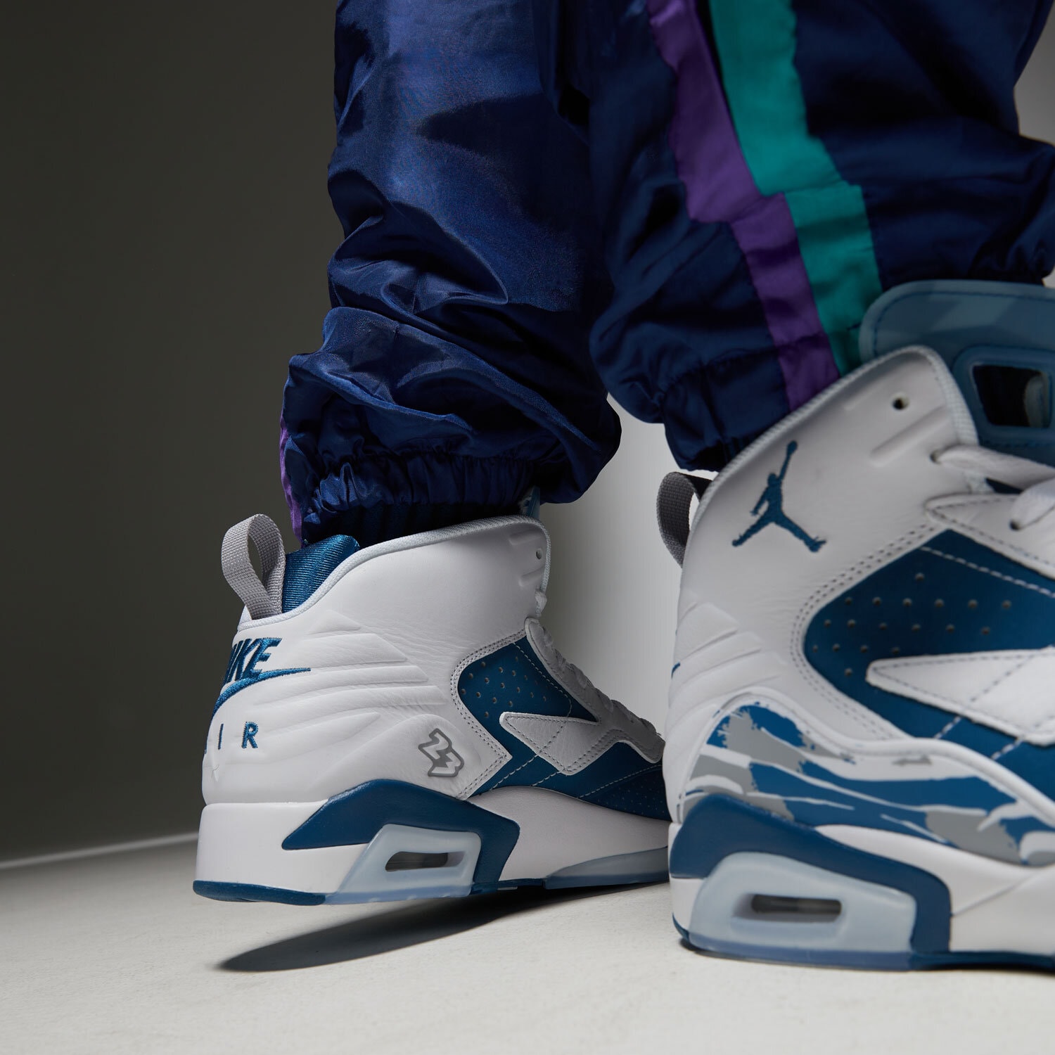 NIKE・JORDAN MVP ブルー29cm Jordan JORDAN MVP - Sneakersy wysokie/szary - Zalando.pl