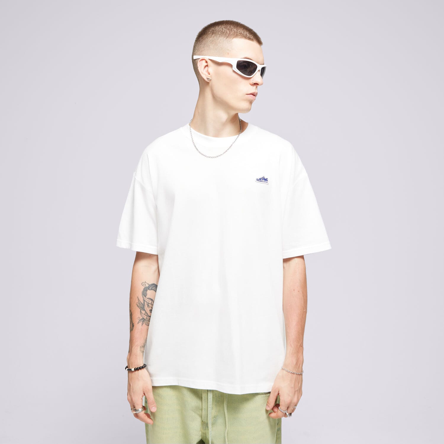 トップス aNYthing Speedball Crew Neck Fleece - M Piżama męska Birch 40024 Henderson długi rękaw - Skarpetkowy