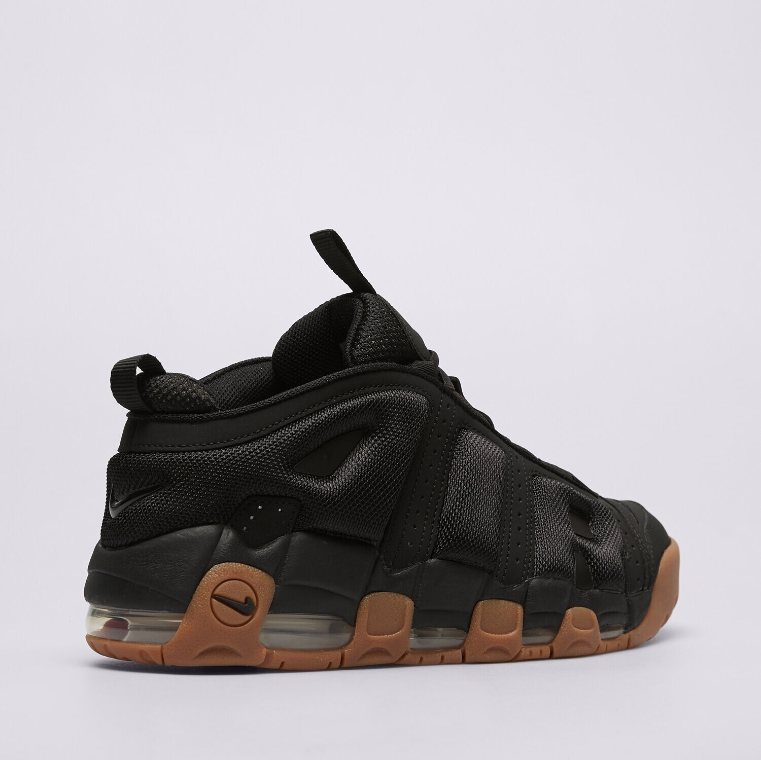 Nike Air More Uptempo 黒/オリーブ Sneakersy Nike Air More Uptempo (GS) FV2264 001 Czarny