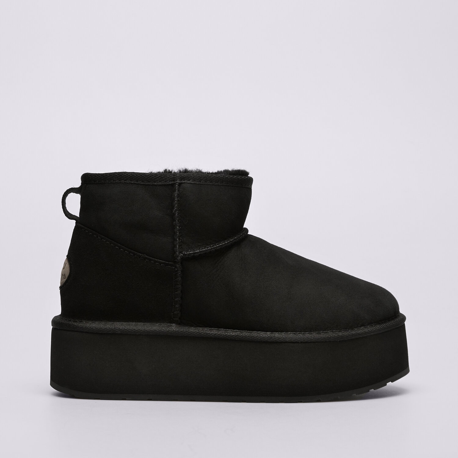 EMU AUSTRALIA STINGER MICRO FLATFORM W13082BLACK CZARNY
