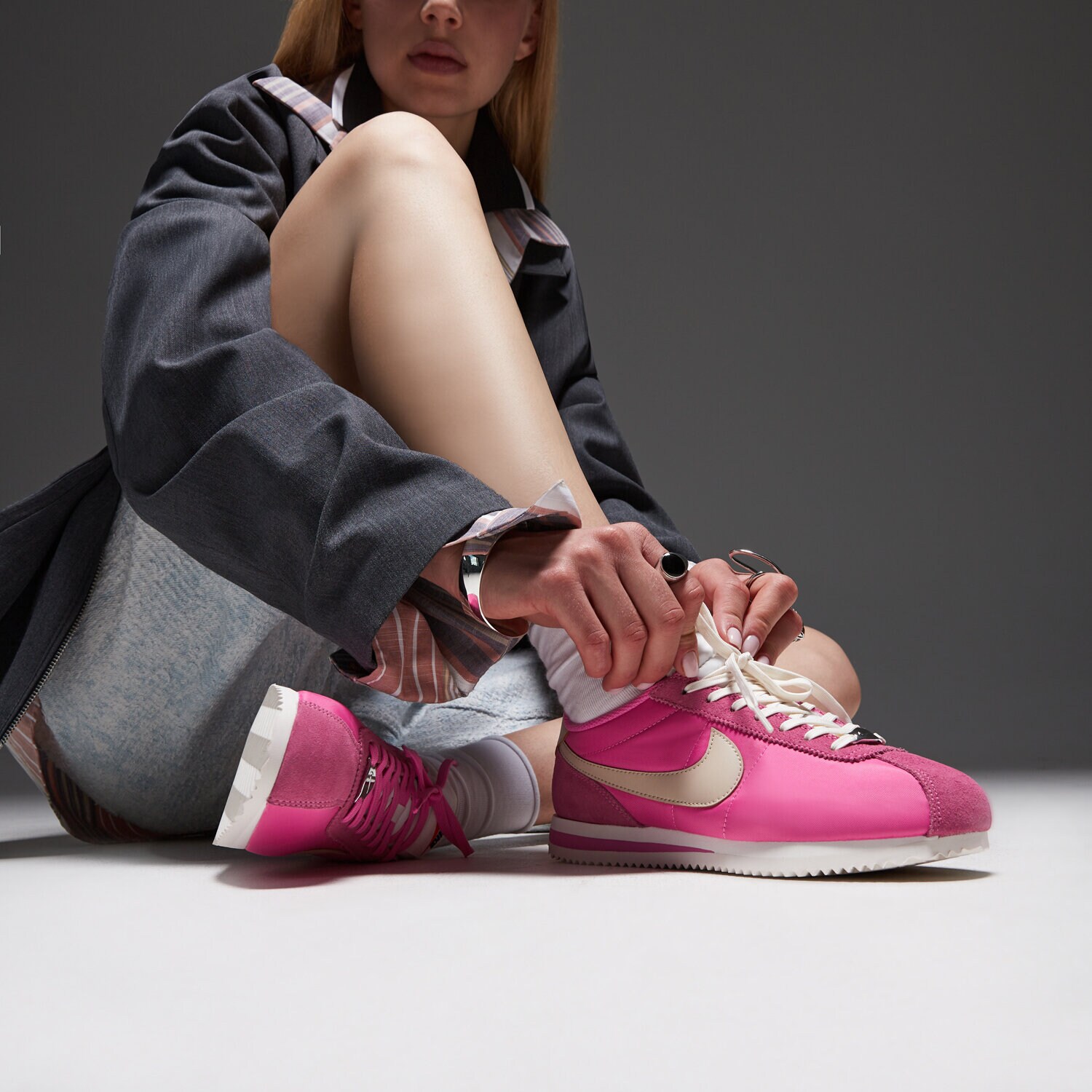 スニーカー Nike SNEAKER (IF1764) NIKE W CORTEZ SE IF1764-601 RÓŻOWY | Damskie Sneakersy w Sizeer