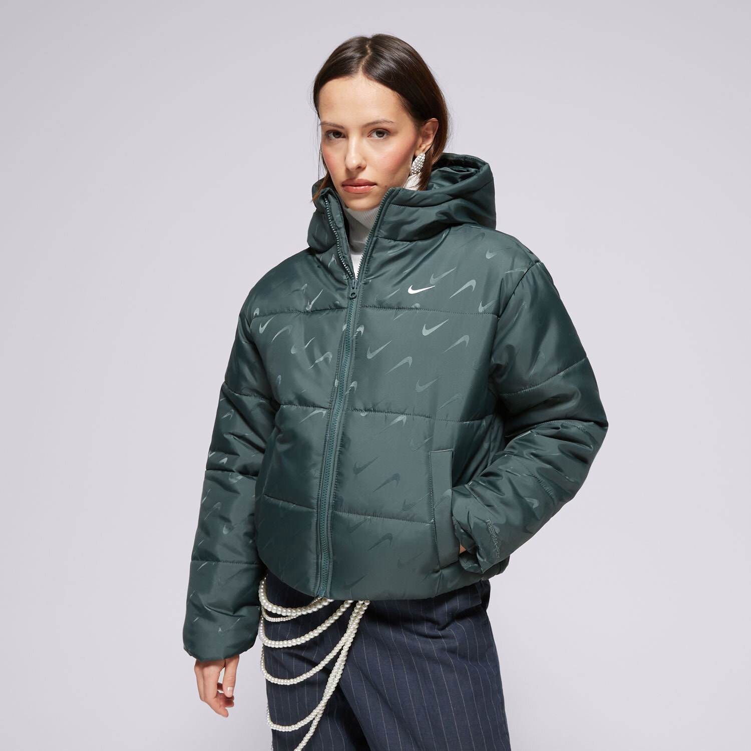 Nike Kurtka Puchowa W Nsw Tf Snfl Nk Clsc Pfr Aop