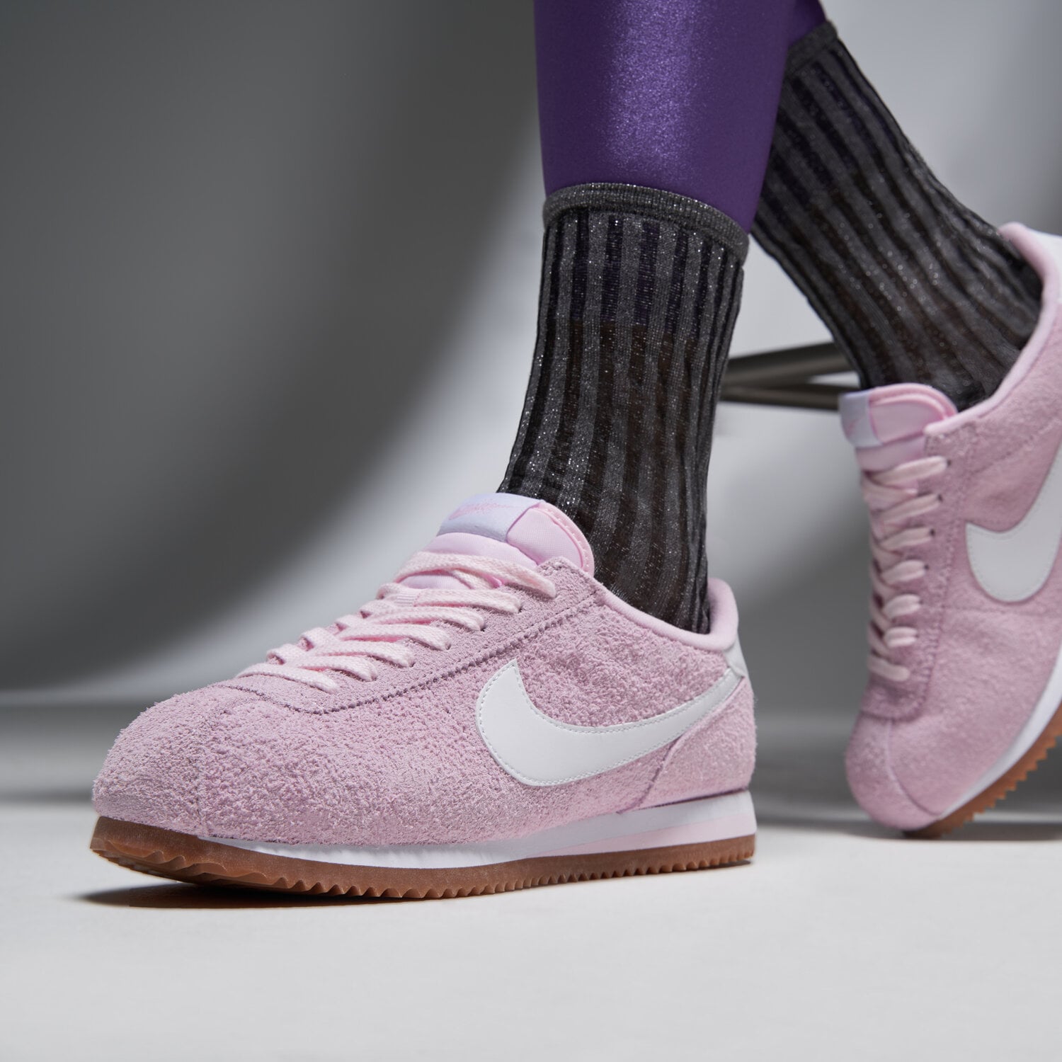 NIKE ☆ Classic Cortez Suede WMN'S Elemental Rose Buty