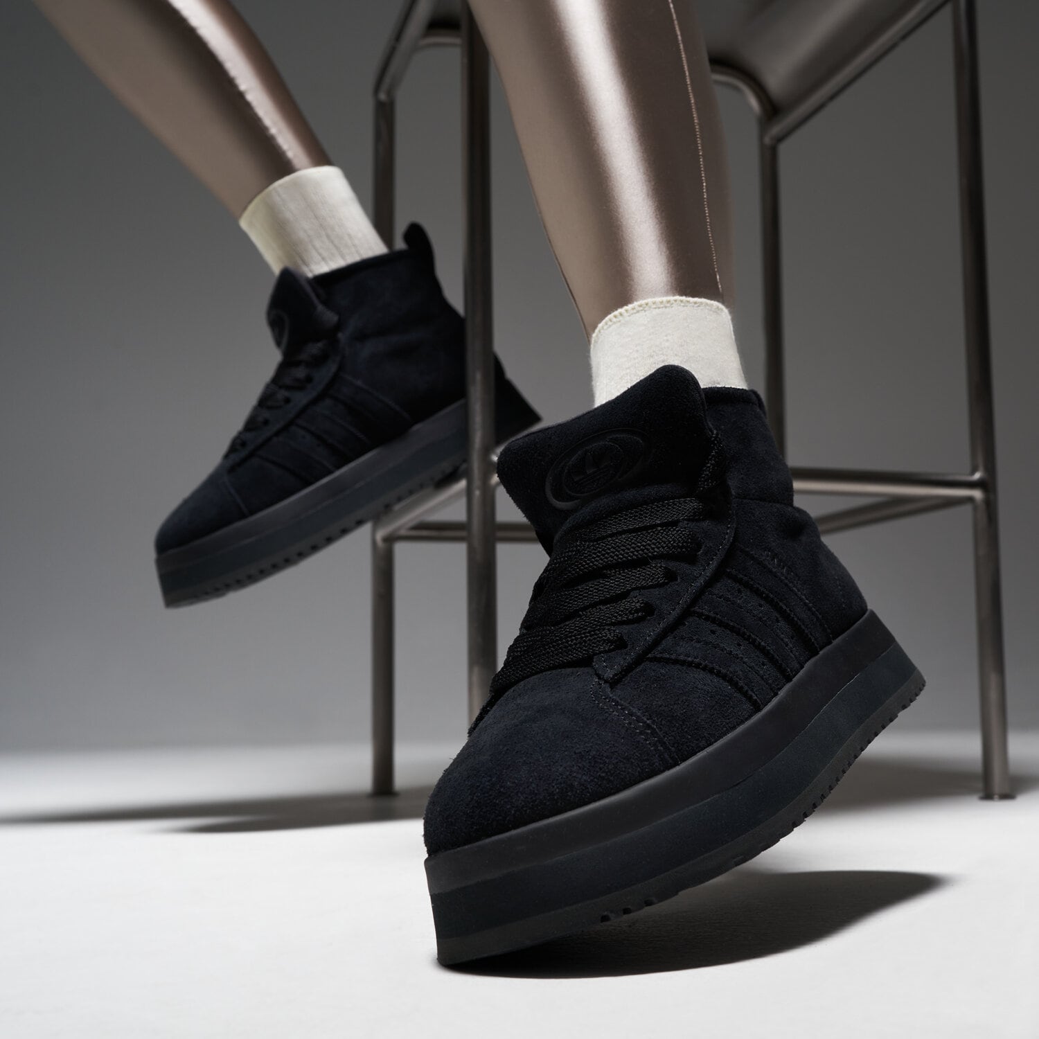 ADIDAS CAMPUS 00S WTR MD W JR3737 CZARNY | Damskie Buty zimowe w